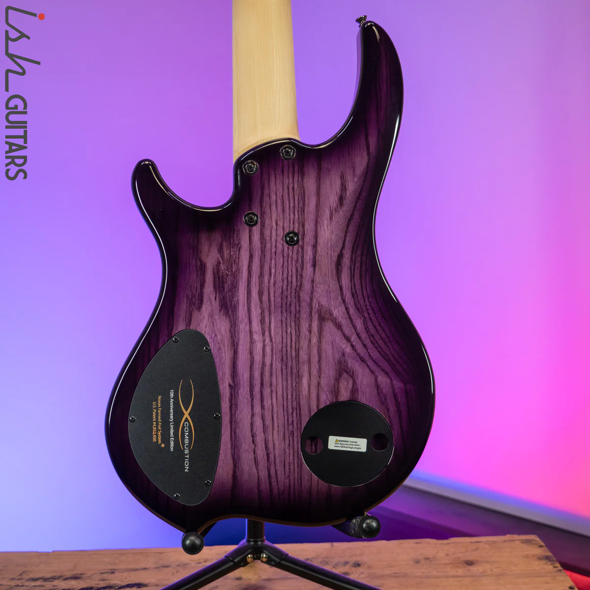 Dingwall 10th Anniversary Combustion 5-String 3 PUP Amethystburst Pau Ferro Fretboard - Image 9