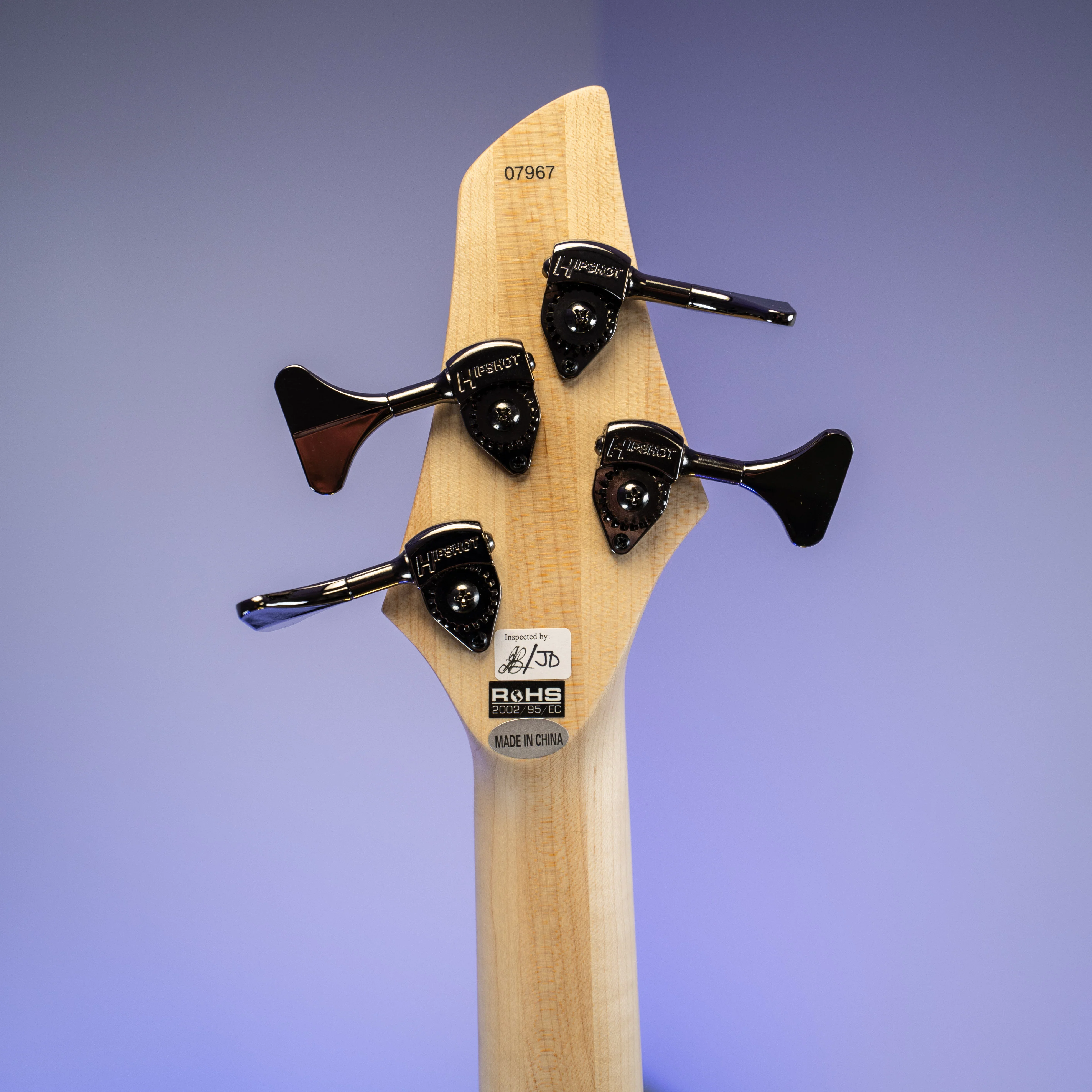 Dingwall Combustion 10th Anniversary 4-String 3 PUP Amethystburst Maple Fretboard - Image 12