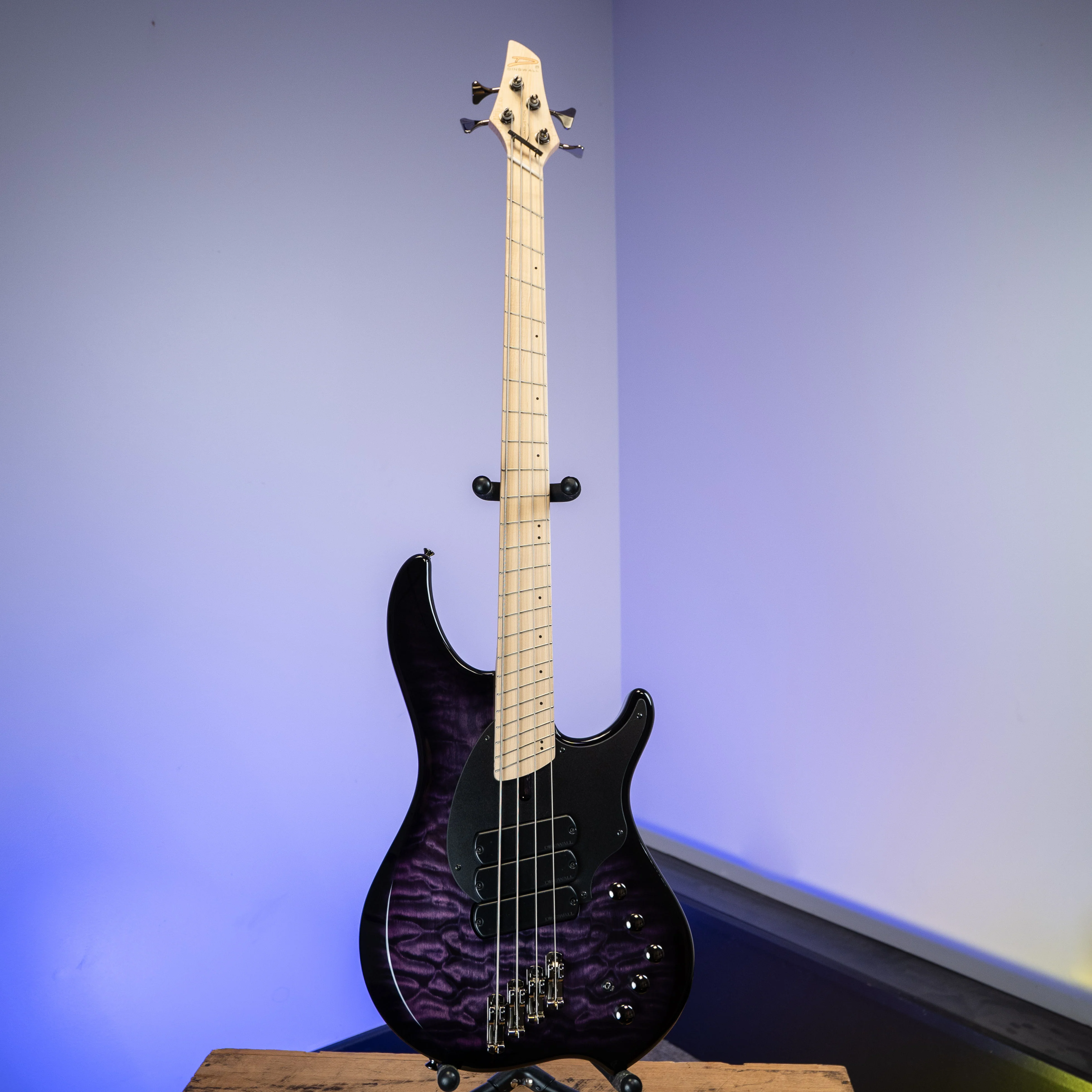 Dingwall Combustion 10th Anniversary 4-String 3 PUP Amethystburst Maple Fretboard - Image 2