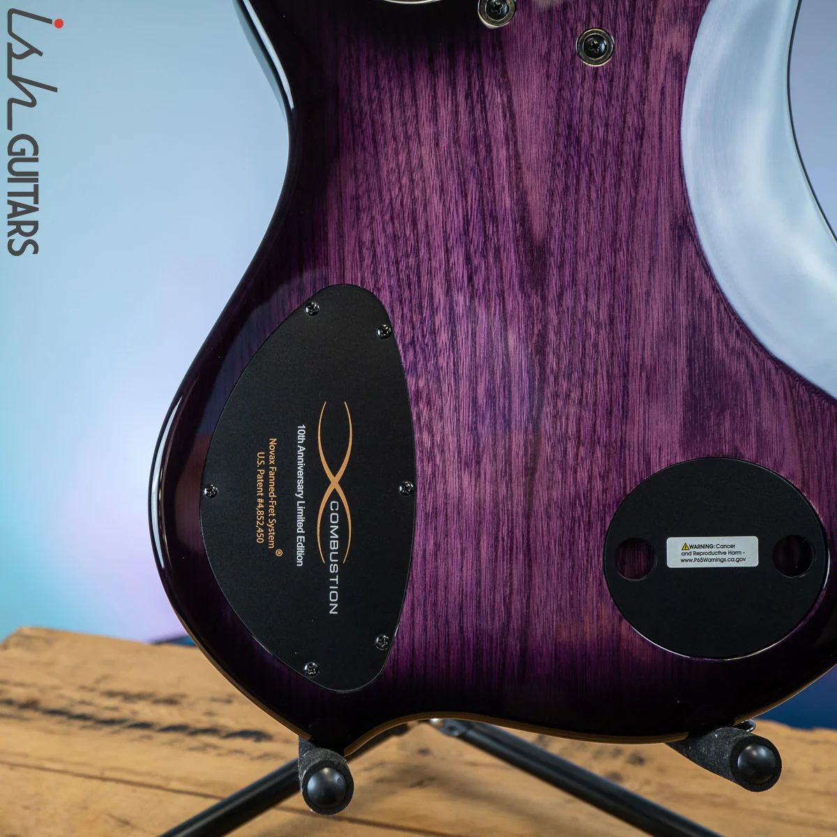 Dingwall Combustion 10th Anniversary 4-String 3 PUP Amethystburst Maple Fretboard - Image 10