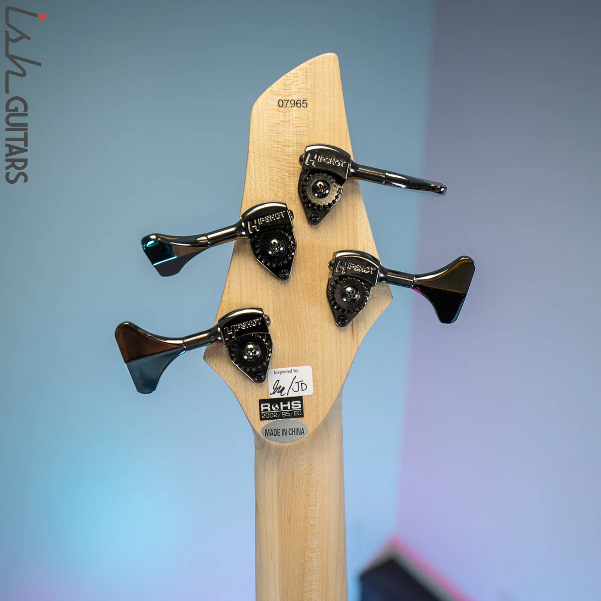 Dingwall Combustion 10th Anniversary 4-String 3 PUP Amethystburst Maple Fretboard - Image 11