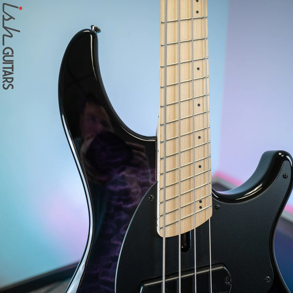 Dingwall Combustion 10th Anniversary 4-String 3 PUP Amethystburst Maple Fretboard - Image 3