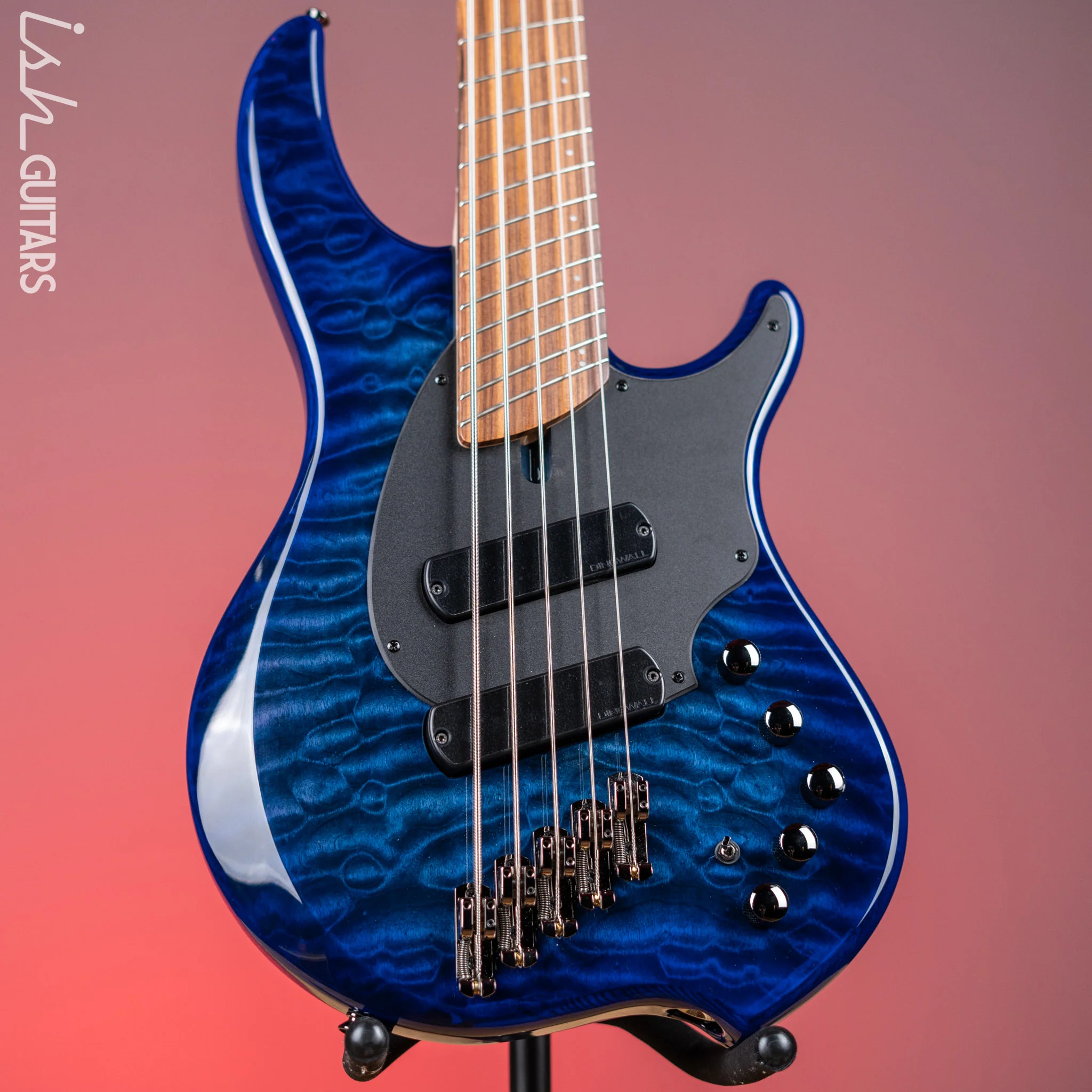 Dingwall Combustion 2 PUP 5-String Bass Indigoburst Gloss Pau Ferro Fretboard
