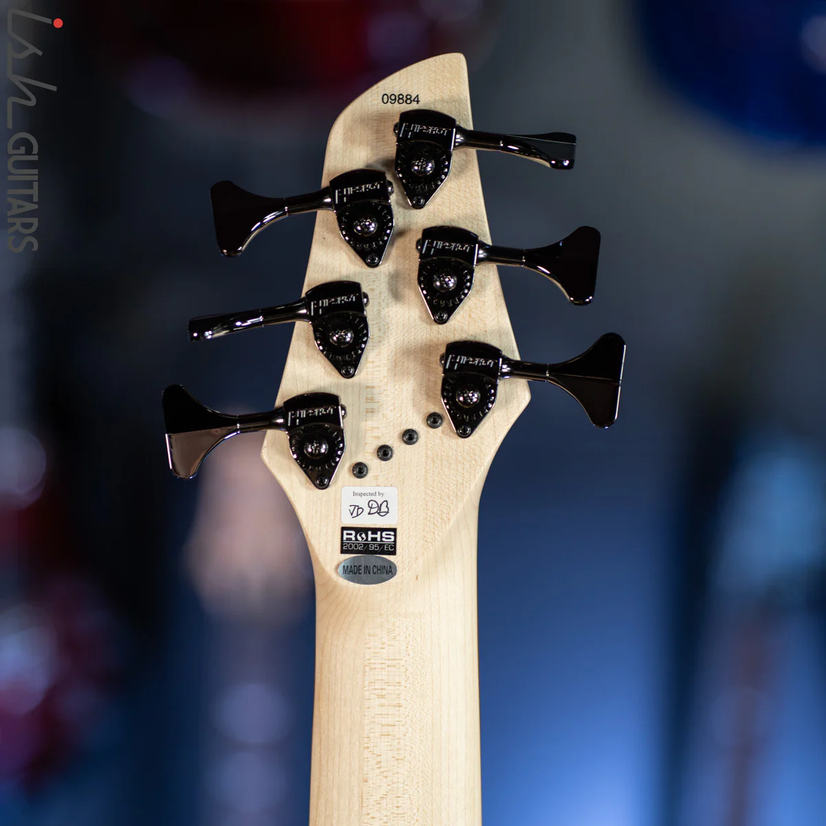 Dingwall Combustion 2-PUP 6-String Bass Whalepoolburst Pao Ferro Fretboard - Image 11