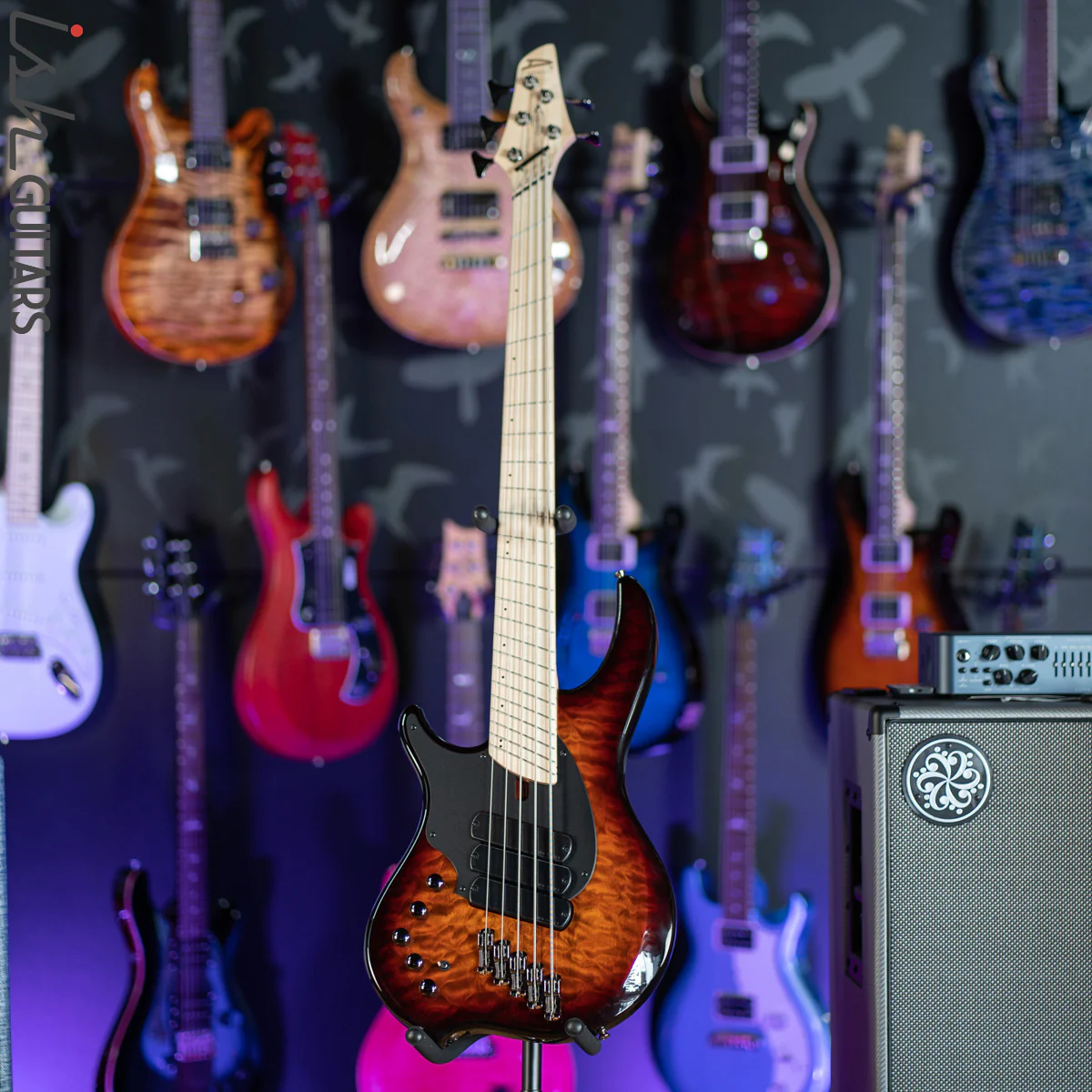 Dingwall Combustion 3 5-String Left Handed Bass Vintageburst - Image 2