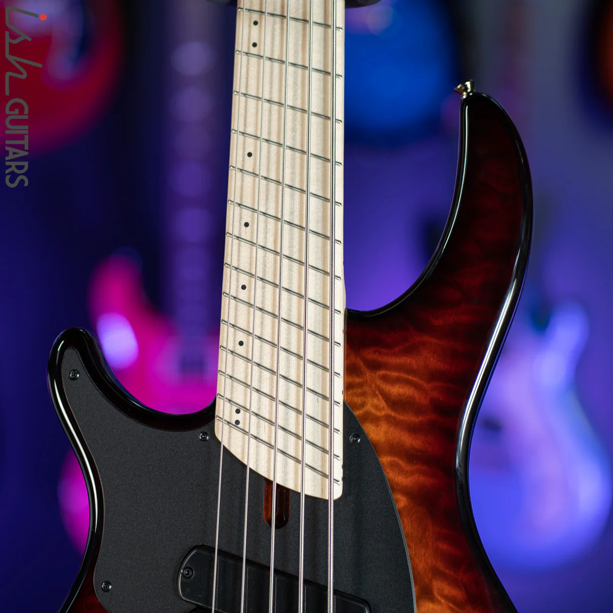 Dingwall Combustion 3 5-String Left Handed Bass Vintageburst - Image 3