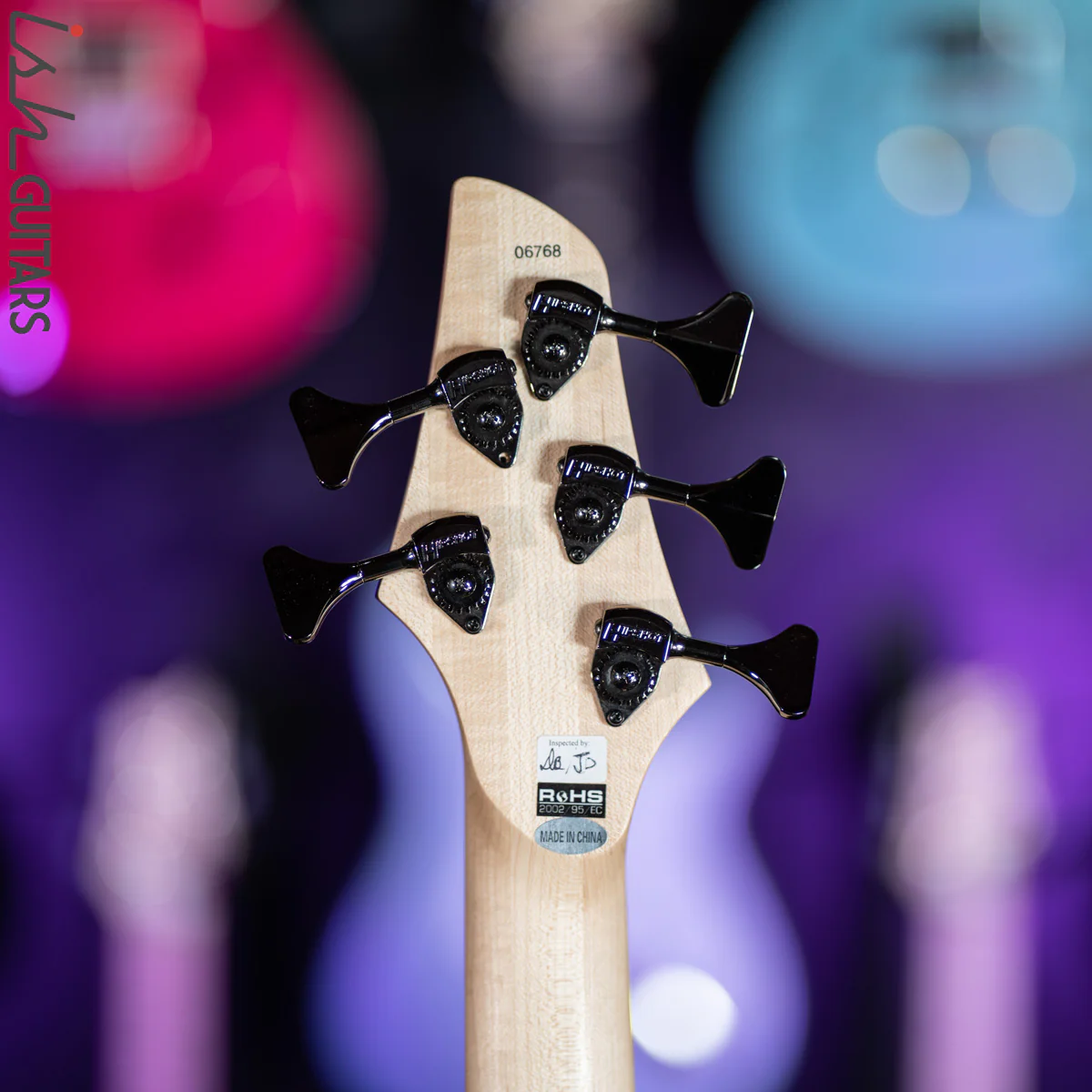Dingwall Combustion Left-Handed 3 PUP 5-String Amethyst Burst - Image 12