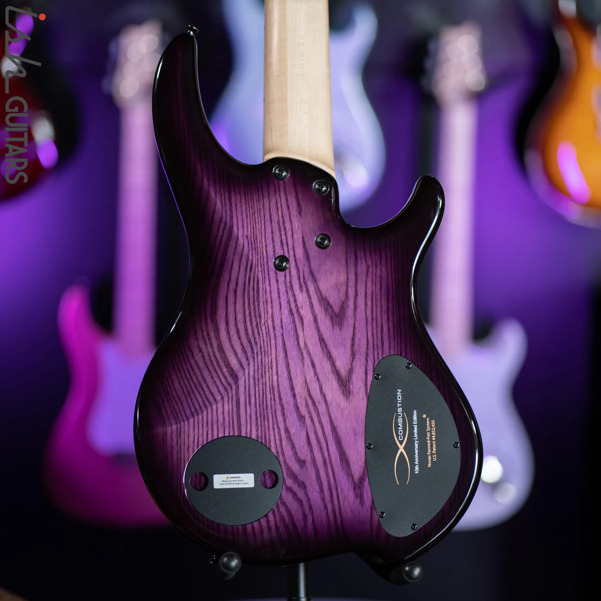 Dingwall Combustion Left-Handed 3 PUP 5-String Amethyst Burst - Image 9