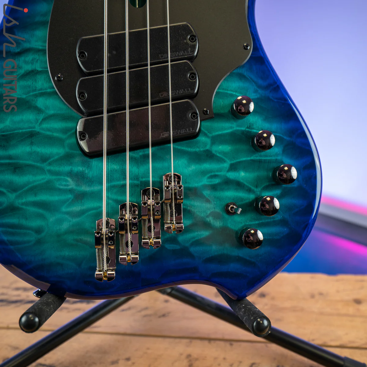 Dingwall Combustion 4-String 3 Pickup Whalepool Burst - Image 4