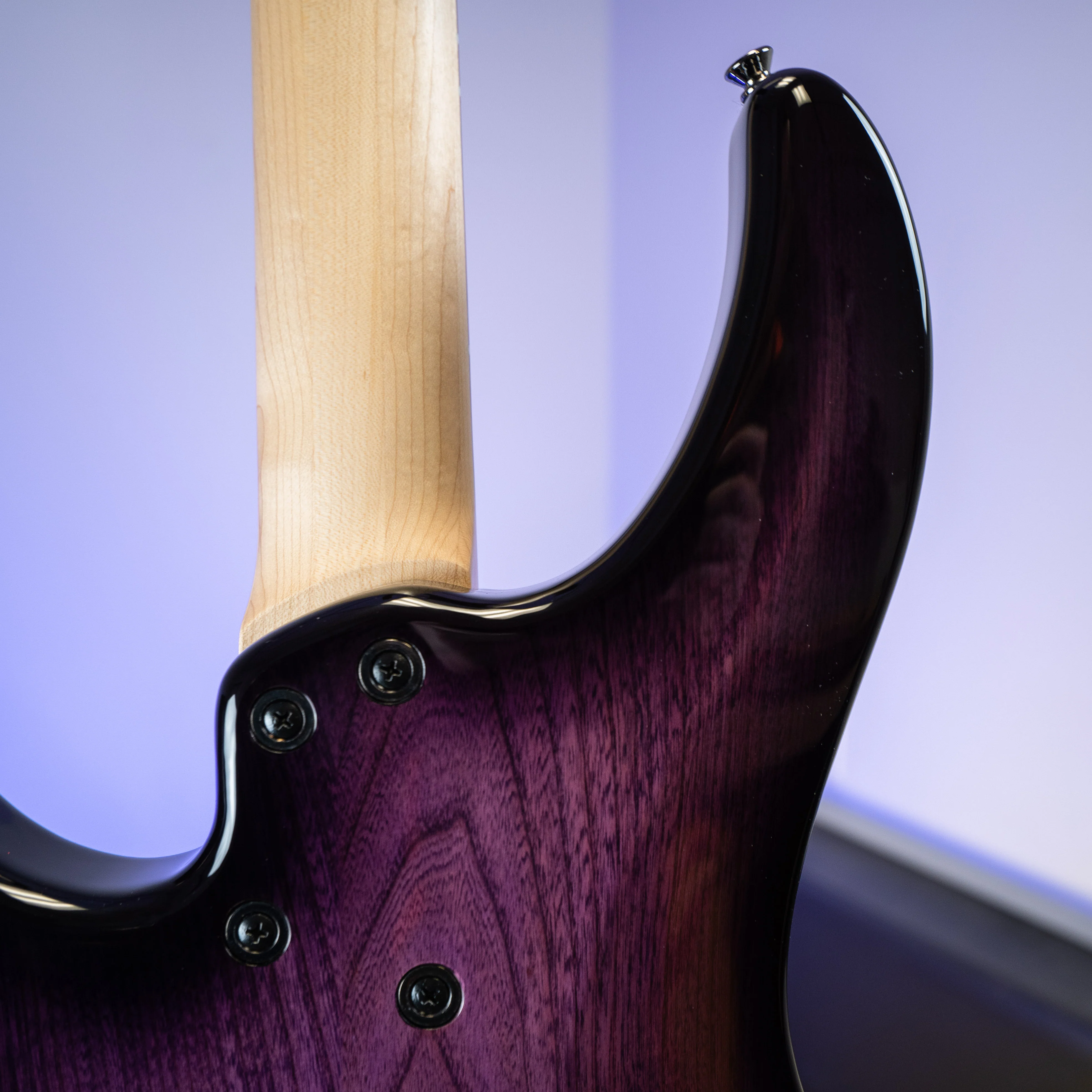 Dingwall 10th Anniversary Combustion 4-String 3 PUP Amethystburst Pau Ferro Fretboard - Image 10