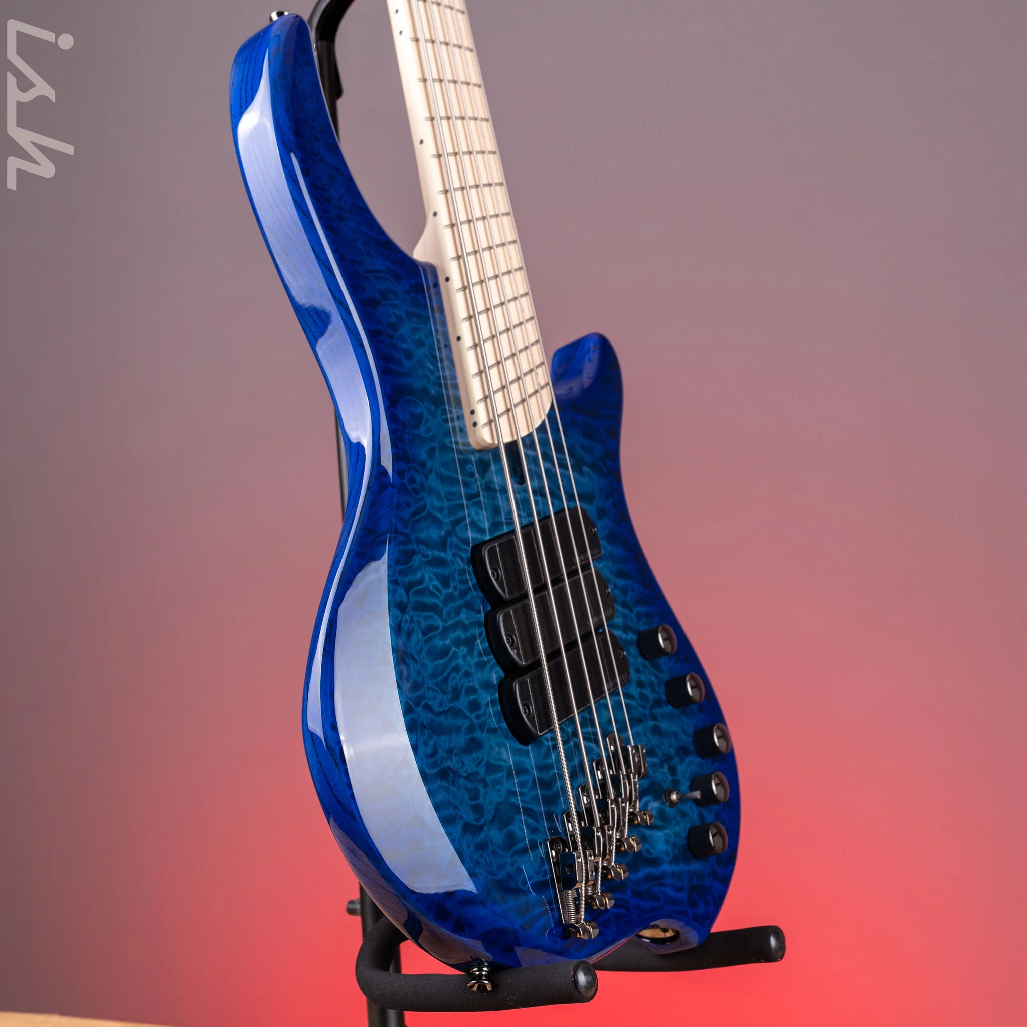 Dingwall Combustion 5-String Bass Guitar Indigoburst Demo - Image 3