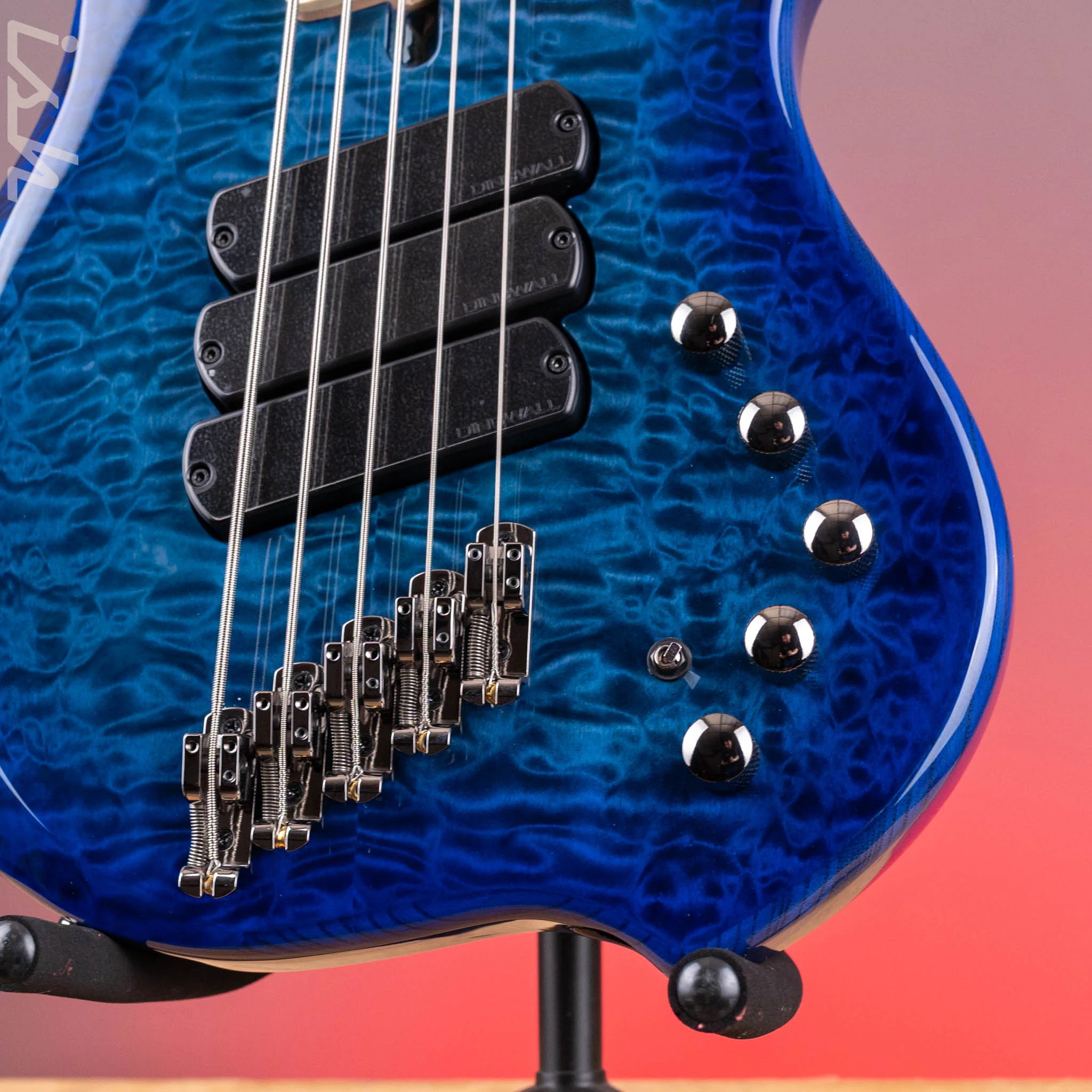 Dingwall Combustion 5-String Bass Guitar Indigoburst Demo - Image 5