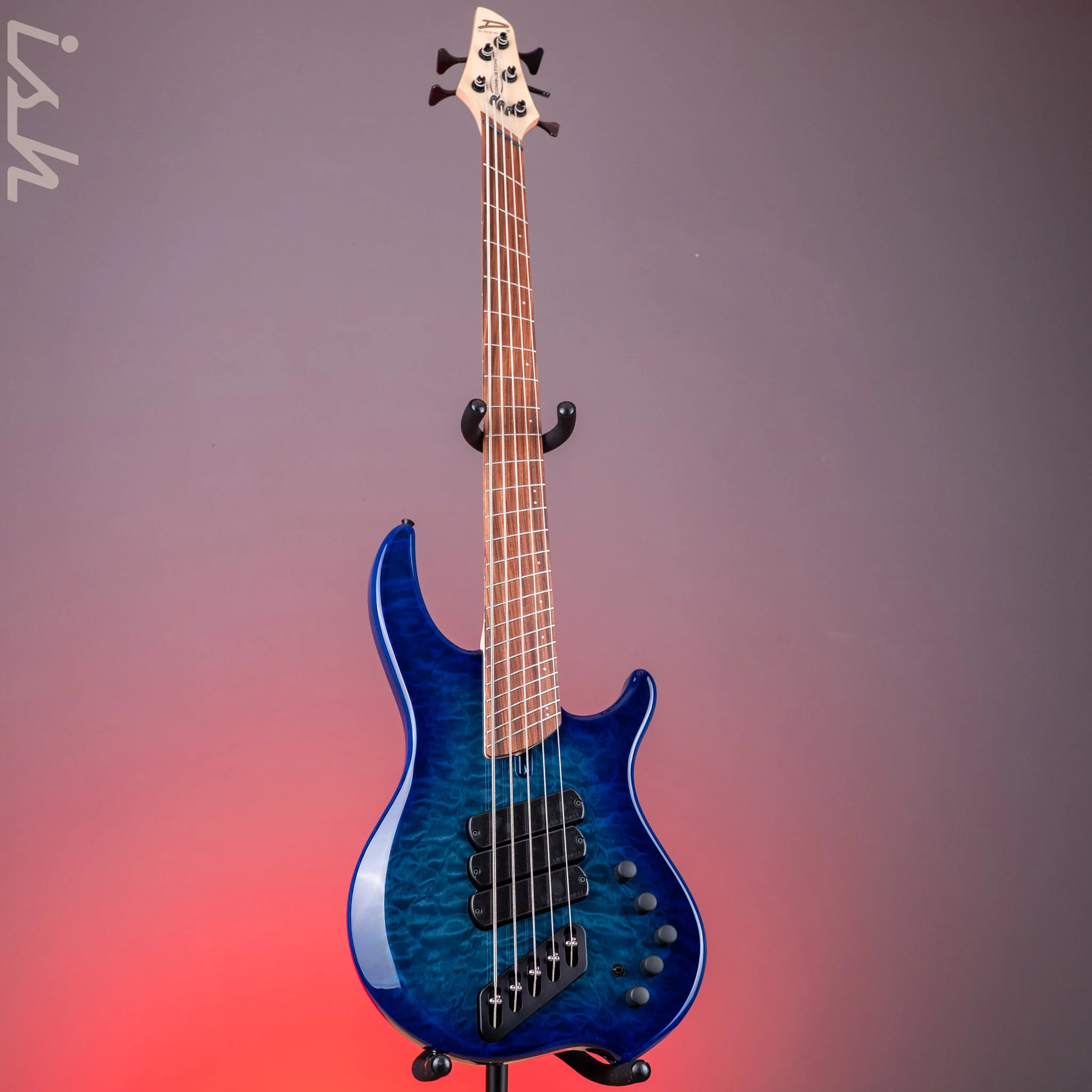 Dingwall Combustion 5-String Bass Indigoburst Pau Ferro Fretboard - Image 2