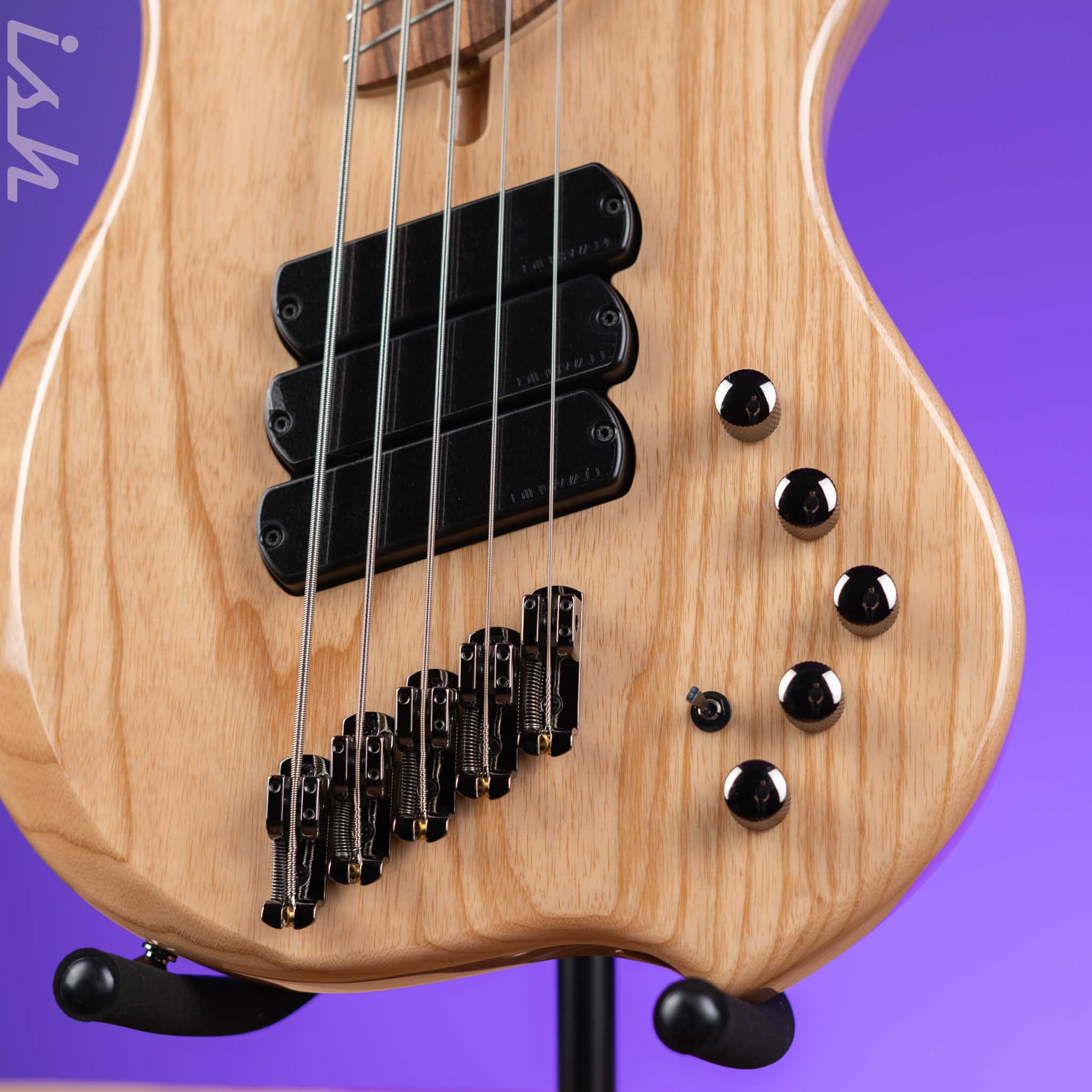 Dingwall Combustion 5-String Bass Natural Ash Pau Ferro Fretboard - Image 4