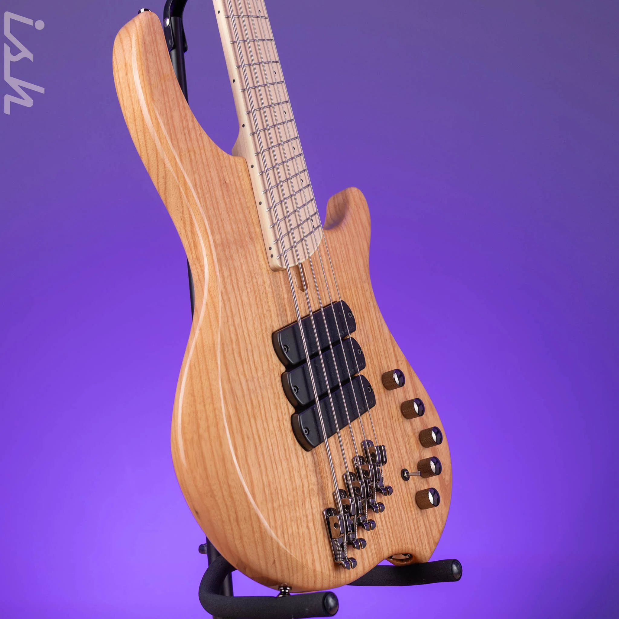 Dingwall Combustion 5-String Bass Natural Demo - Image 3