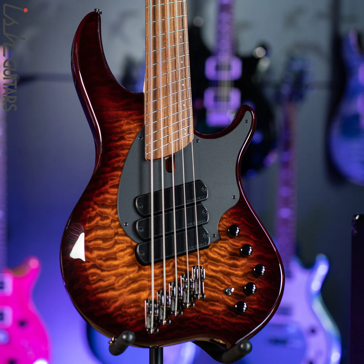 Dingwall Combustion 5-String Bass Vintageburst Pao Ferro Fretboard