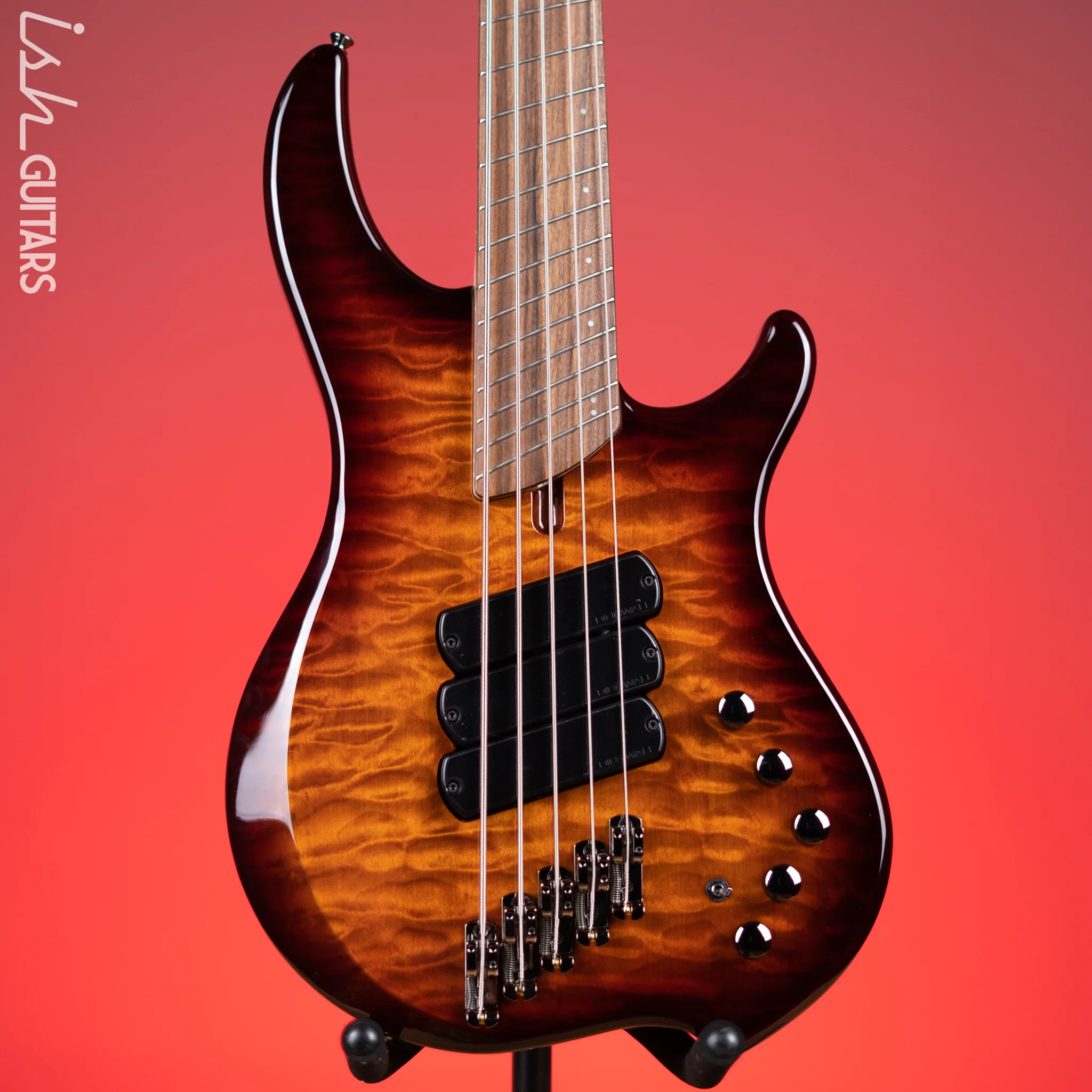 Dingwall Combustion 5-String Bass Vintageburst Pau Ferro Fretboard