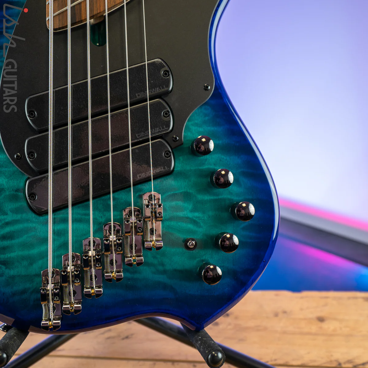 Dingwall Combustion 6-String 3 Pickup Whalepool Burst B-Stock - Image 4
