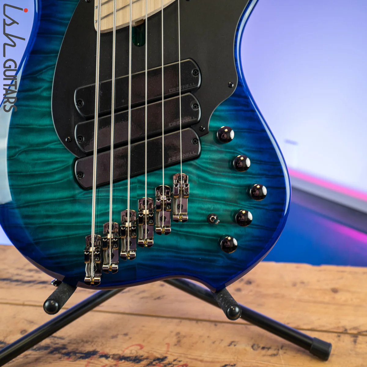 Dingwall Combustion 6-String 3 Pickup Whalepool Burst B-Stock - Image 4