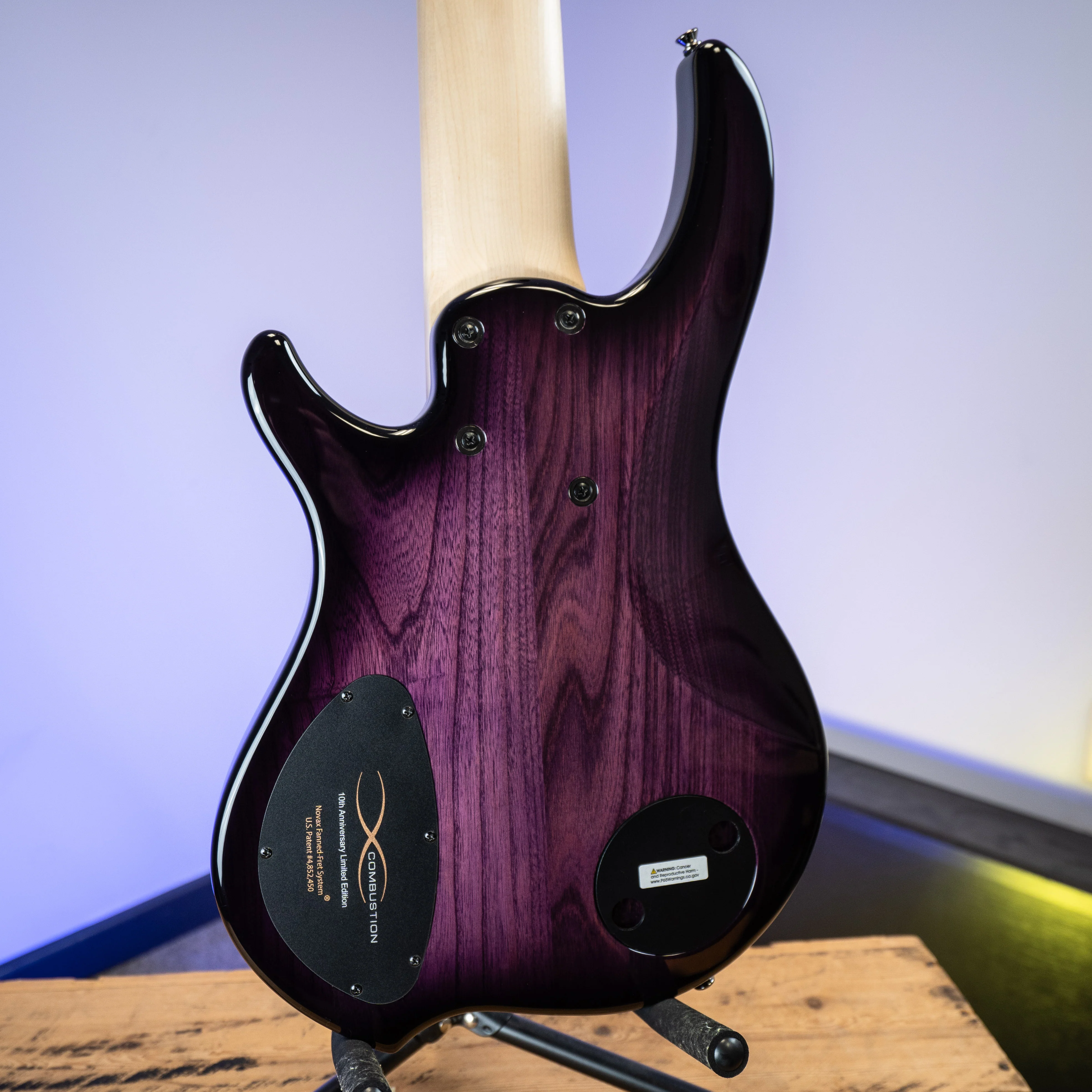 Dingwall 10th Anniversary Combustion 6-String 3 PUP Amethystburst Maple Fretboard - Image 7
