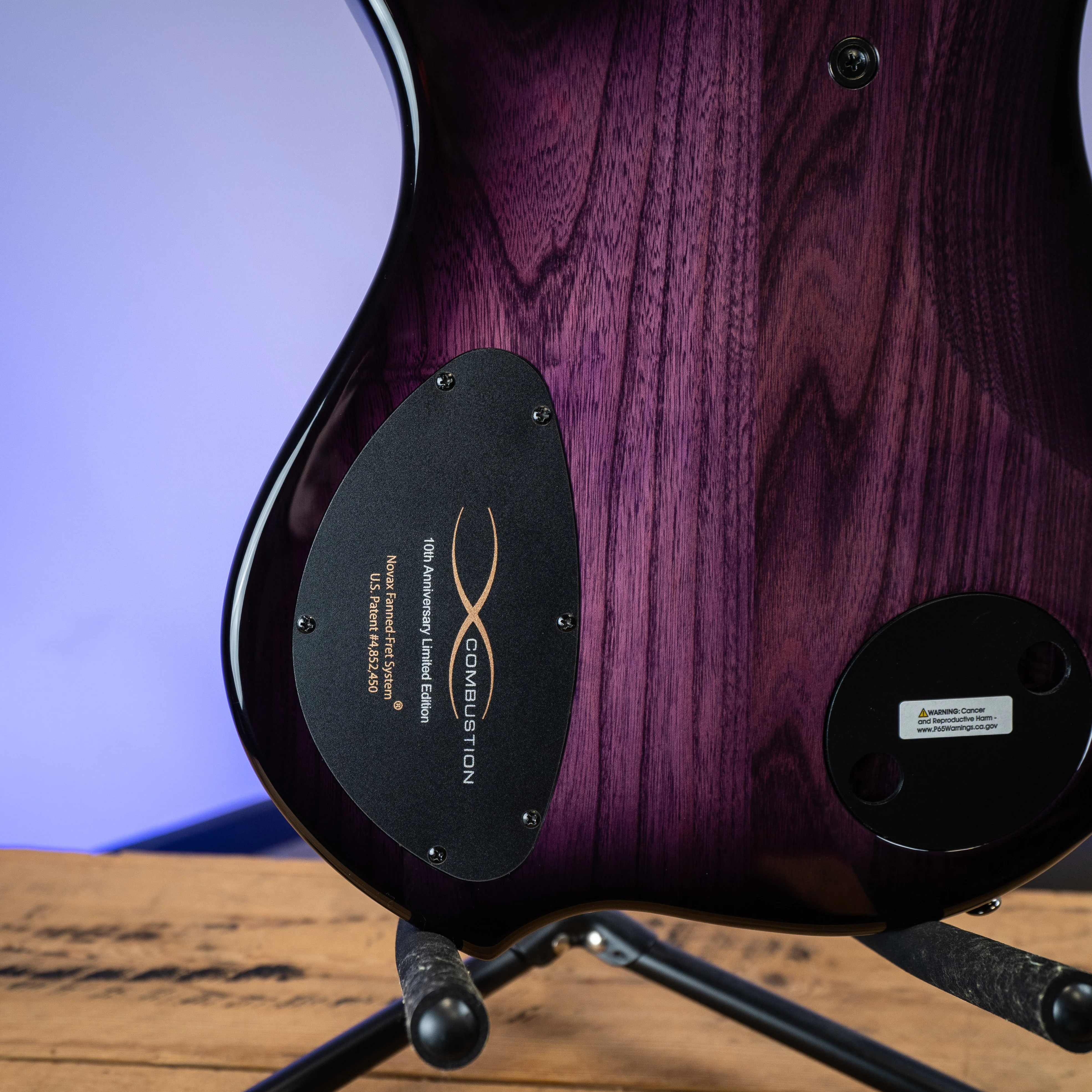 Dingwall 10th Anniversary Combustion 6-String 3 PUP Amethystburst Maple Fretboard - Image 9
