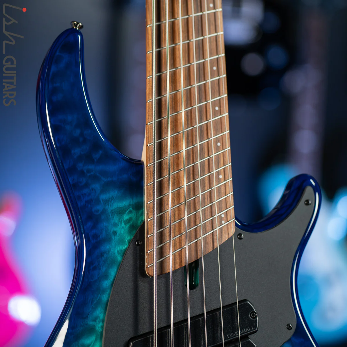 Dingwall Combustion 6-String Bass Whalepoolburst Pao Ferro Fretboard - Image 3