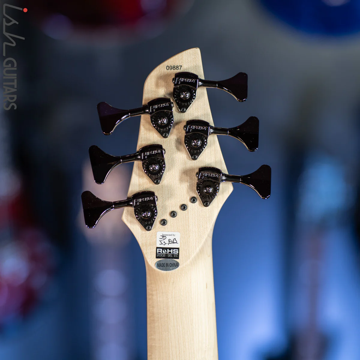 Dingwall Combustion 6-String Bass Whalepoolburst Pao Ferro Fretboard - Image 9