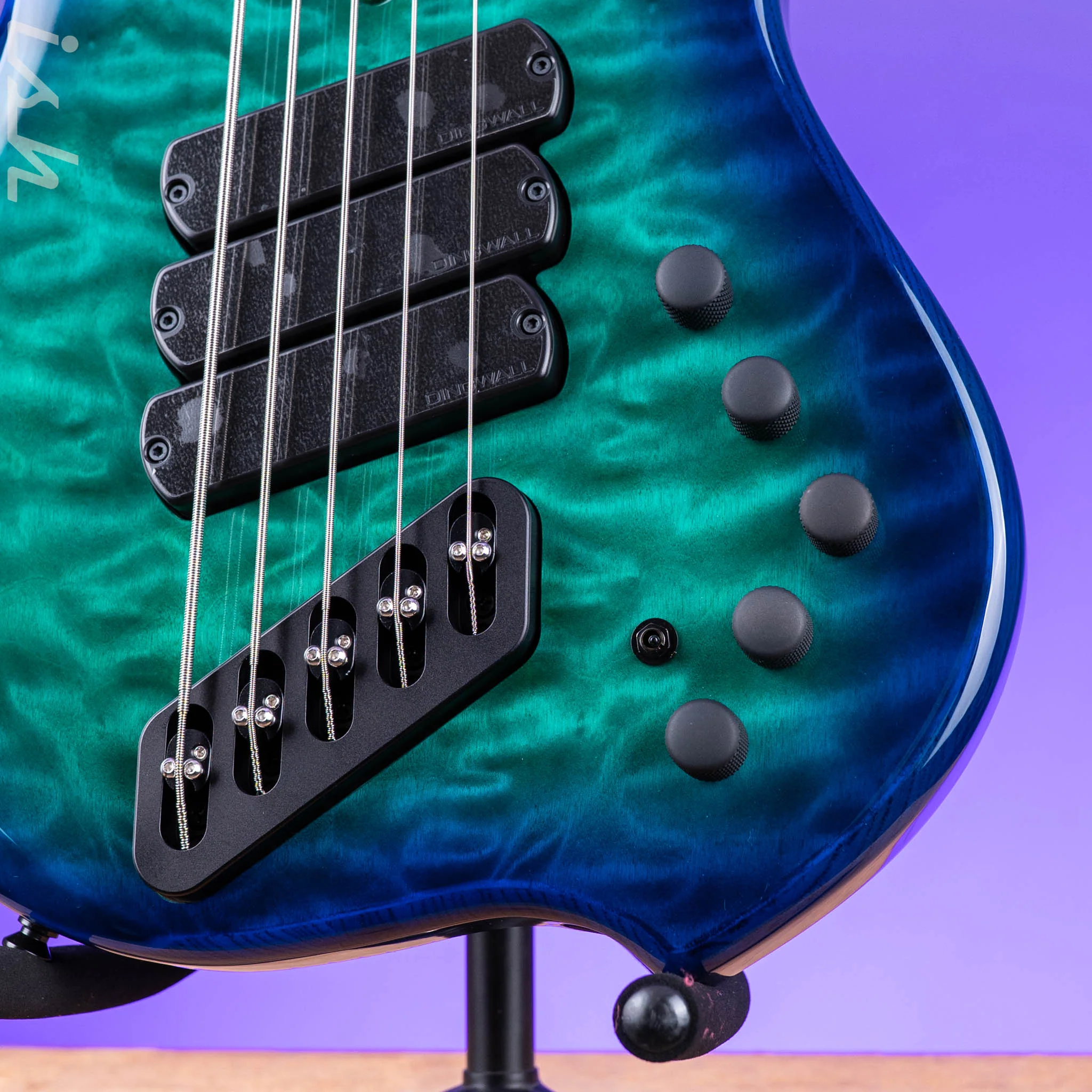 Dingwall Combustion 5-String Bass Whalepoolburst Pau Ferro Fretboard - Image 5