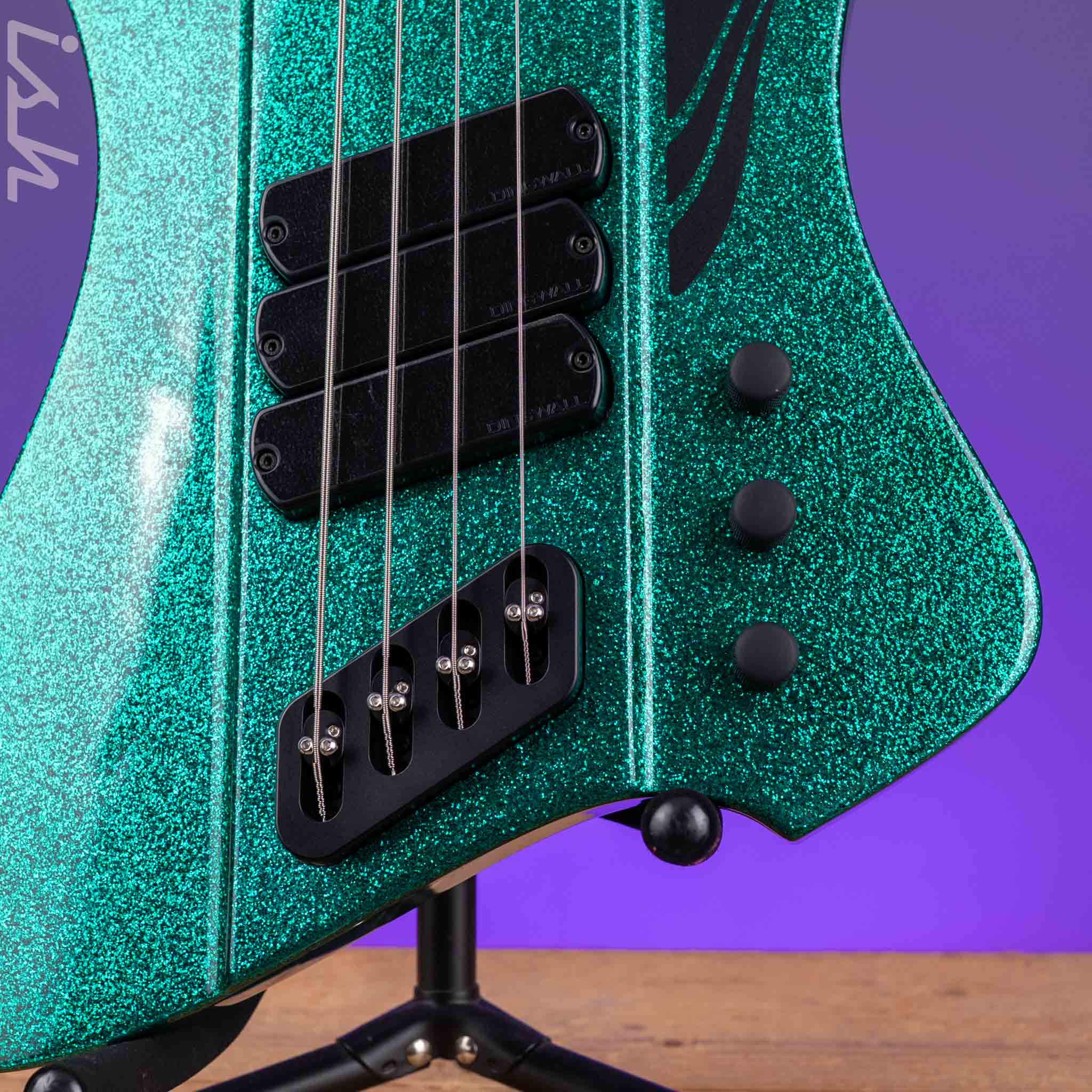 Dingwall D-Roc 4-String Bass Gloss Metalflake Aquamarine - Image 5