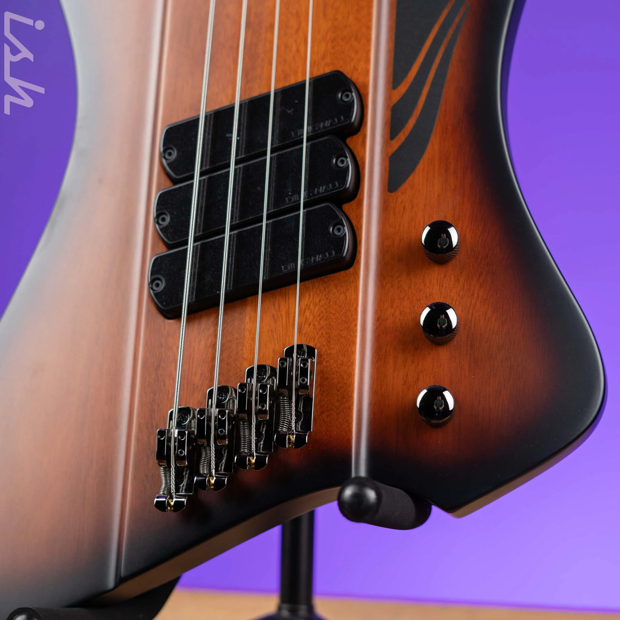 Dingwall D-Roc 4-String Bass Guitar Vintageburst Demo - Image 4