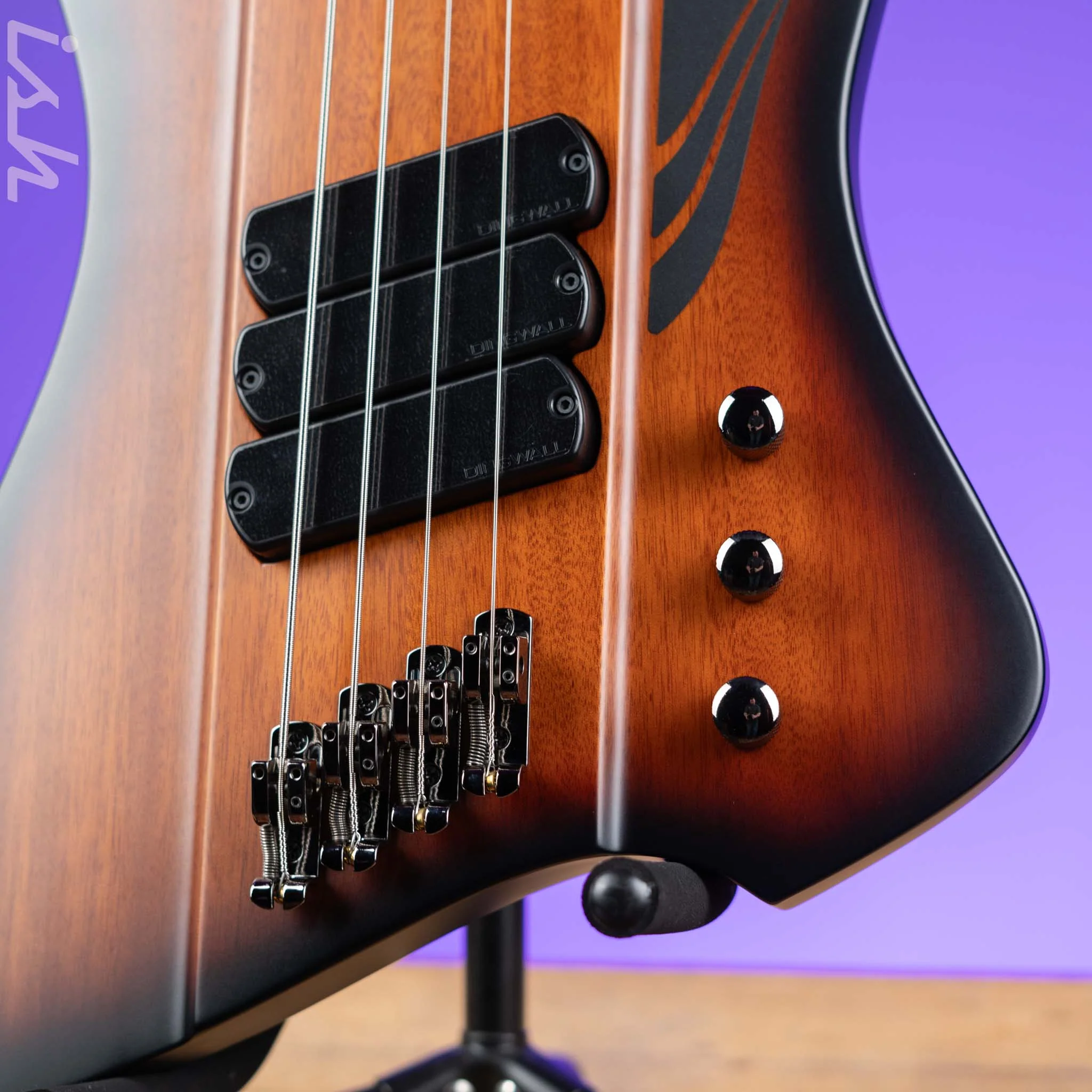 Dingwall D-Roc 4-String Bass Guitar Vintageburst Demo - Image 4