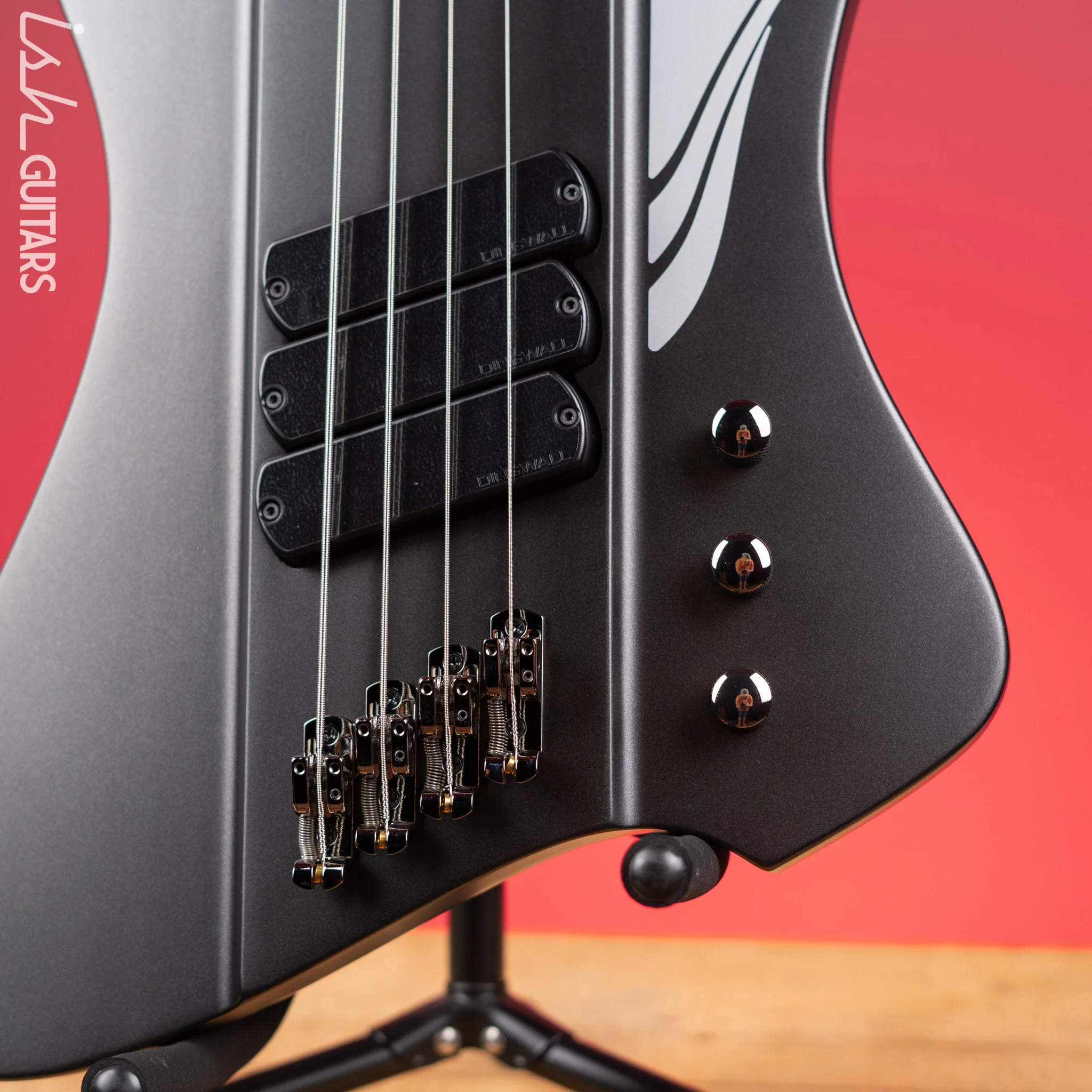 Dingwall D-Roc 4-String Bass Matte Metallic Black - Image 4