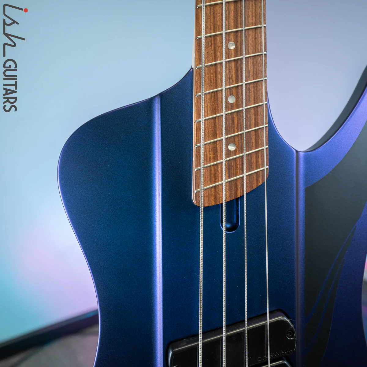 Dingwall D-ROC 4-String Standard Matte Blue to Purple Colorshift - Image 3