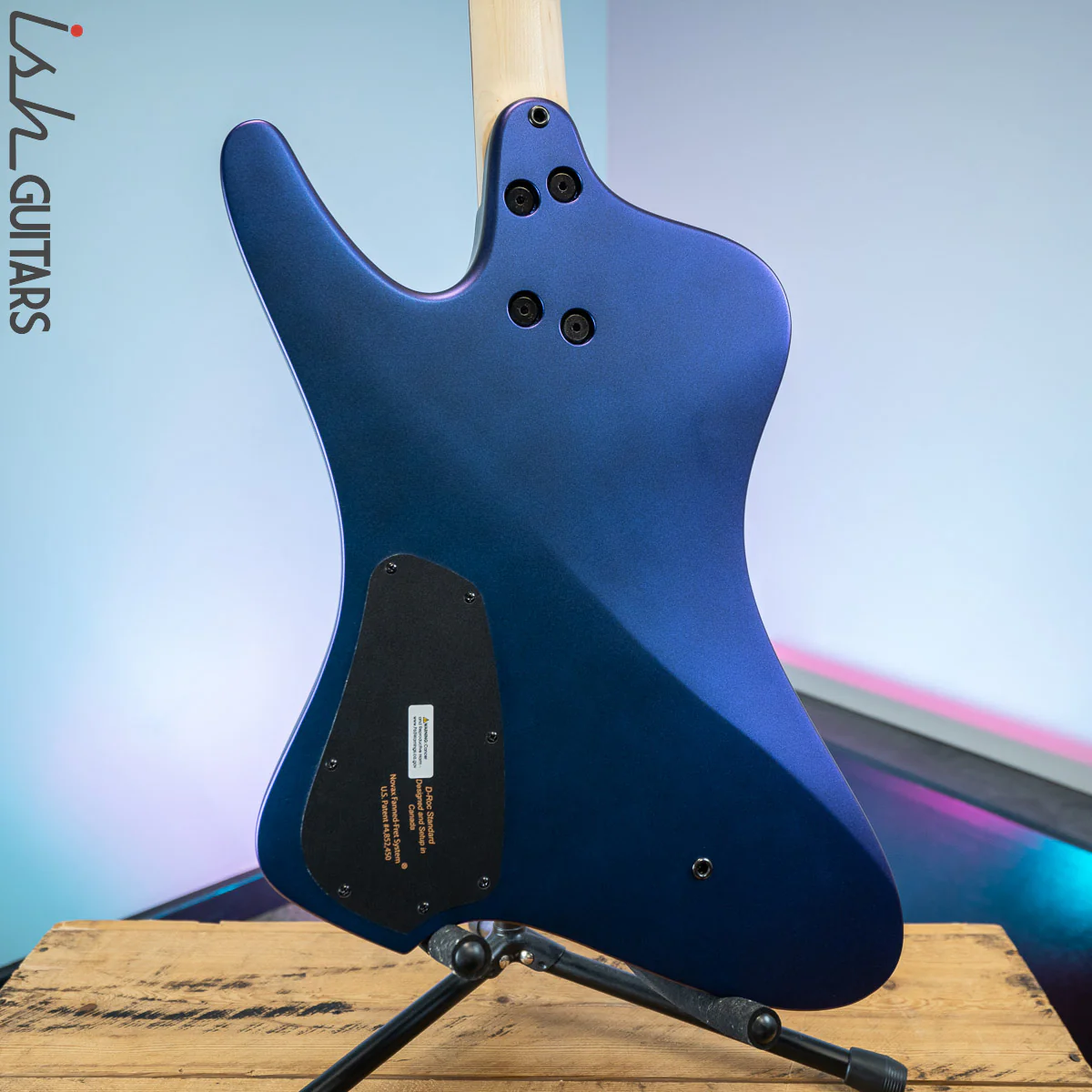 Dingwall D-ROC 4-String Standard Matte Blue to Purple Colorshift - Image 8