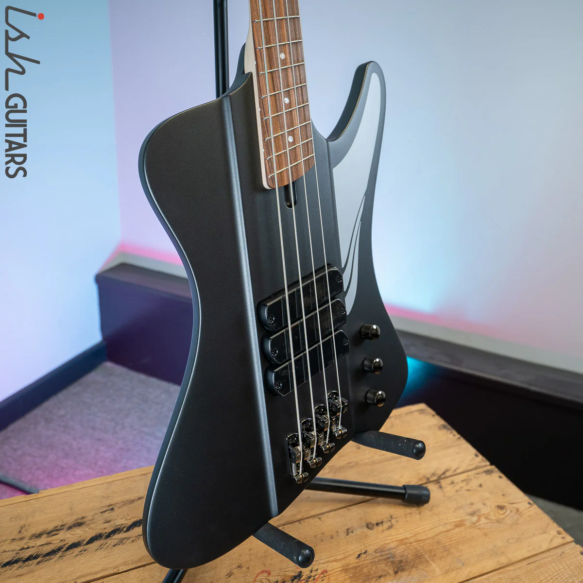 Dingwall D-ROC Standard 4-String Bass Matte Metallic Black - Image 5