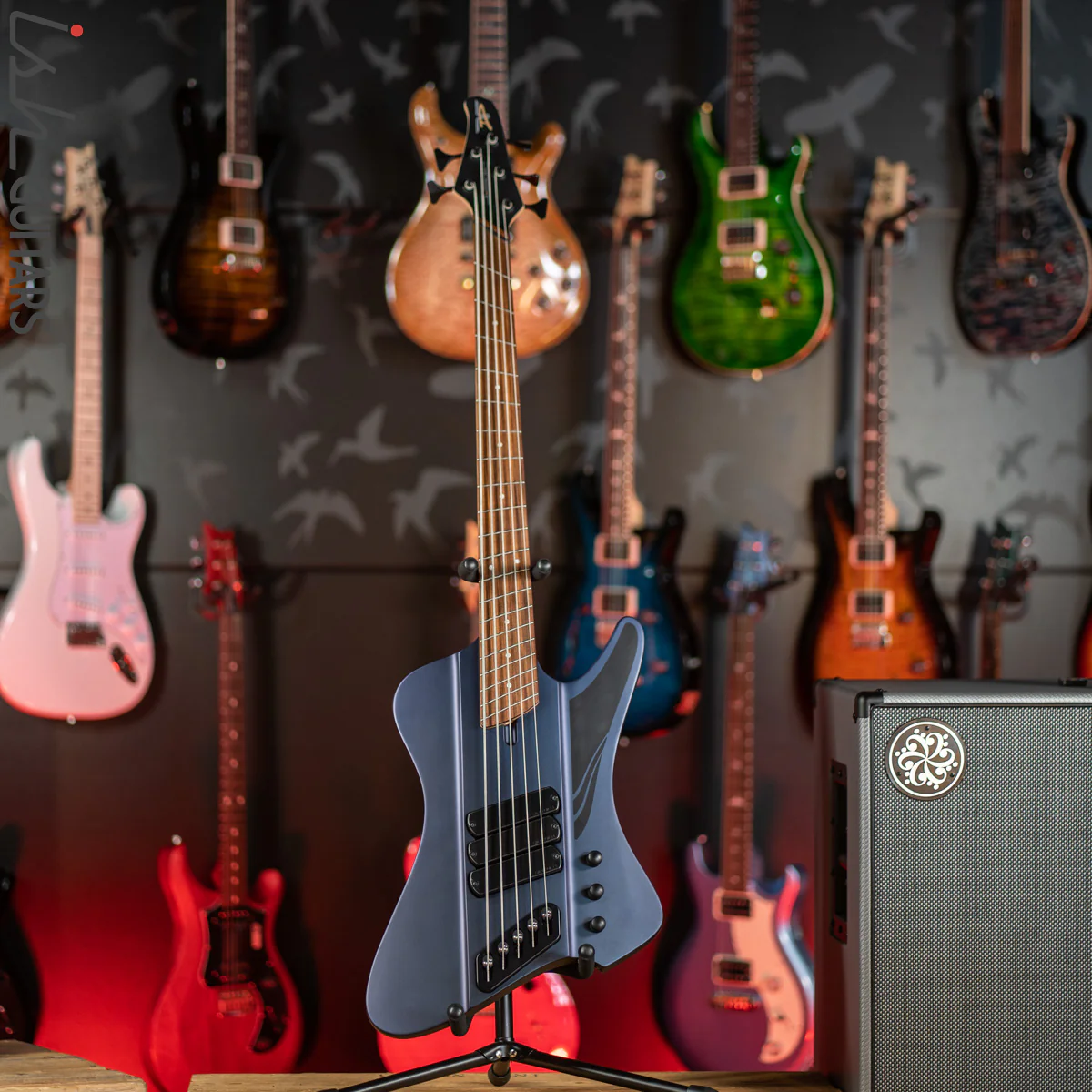 Dingwall D-Roc 5-String Bass Matte Blue to Purple Colorshift - Image 2
