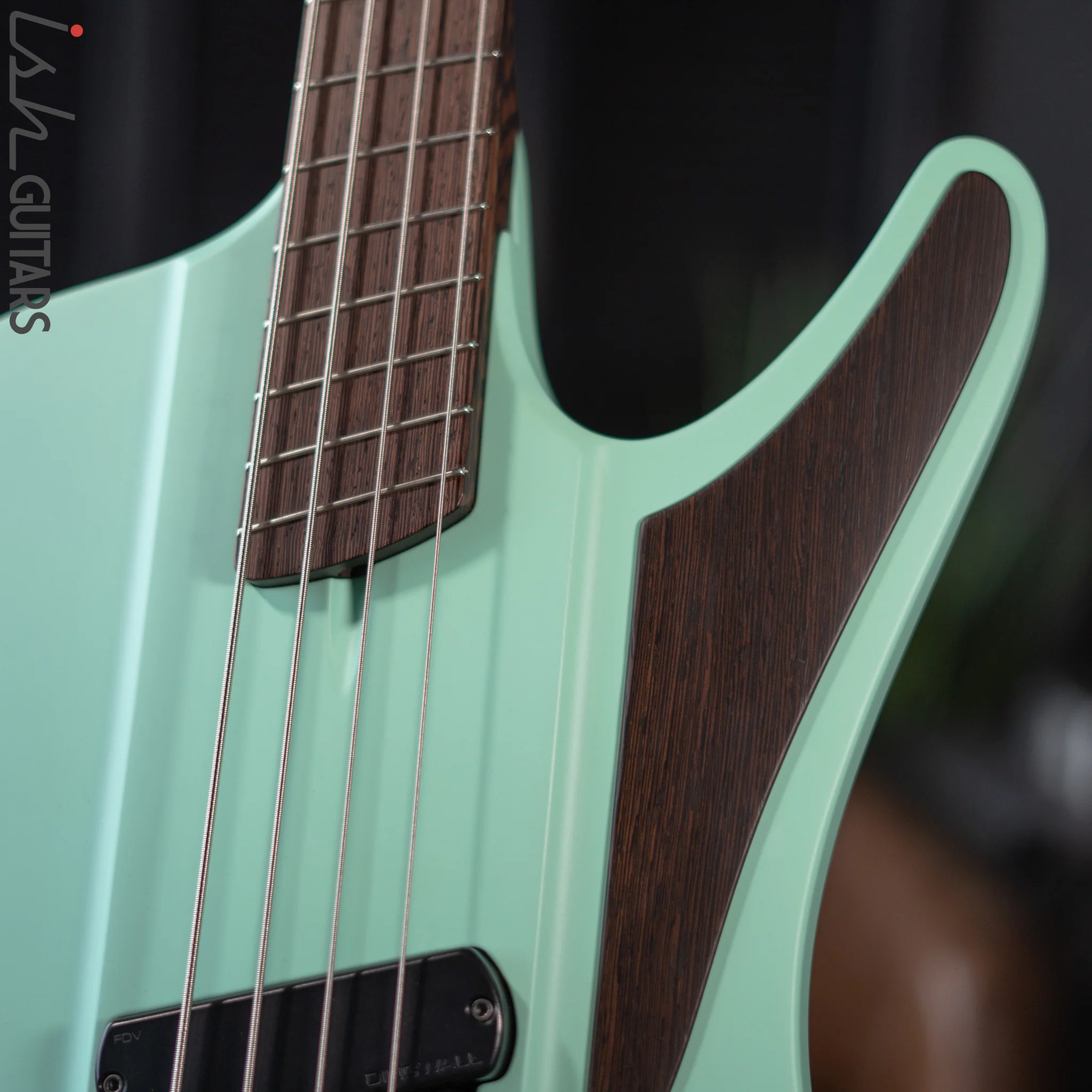 Dingwall D-Roc Custom 4-String Bass Wenge Neck Surf Green Matte - Image 3