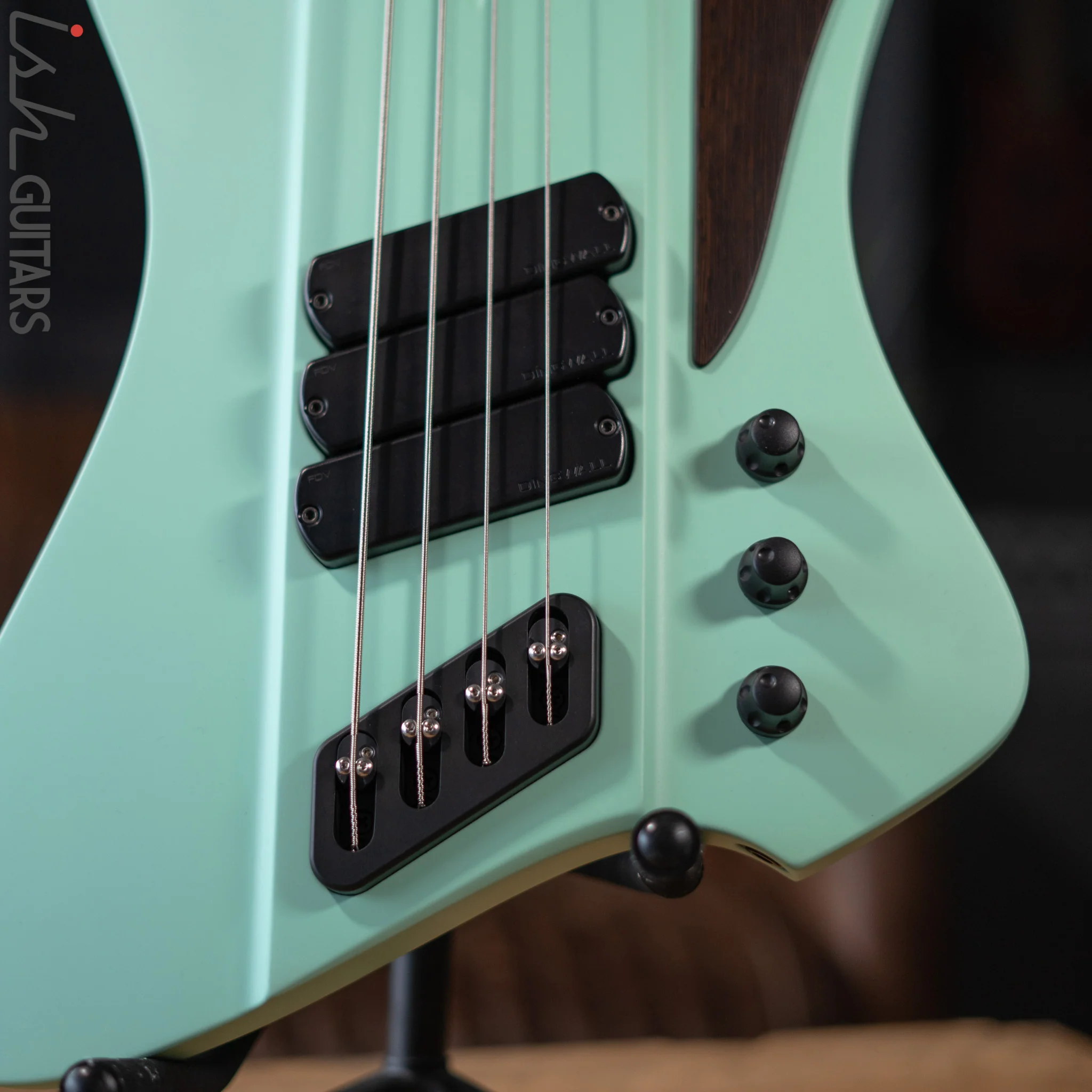 Dingwall D-Roc Custom 4-String Bass Wenge Neck Surf Green Matte - Image 6