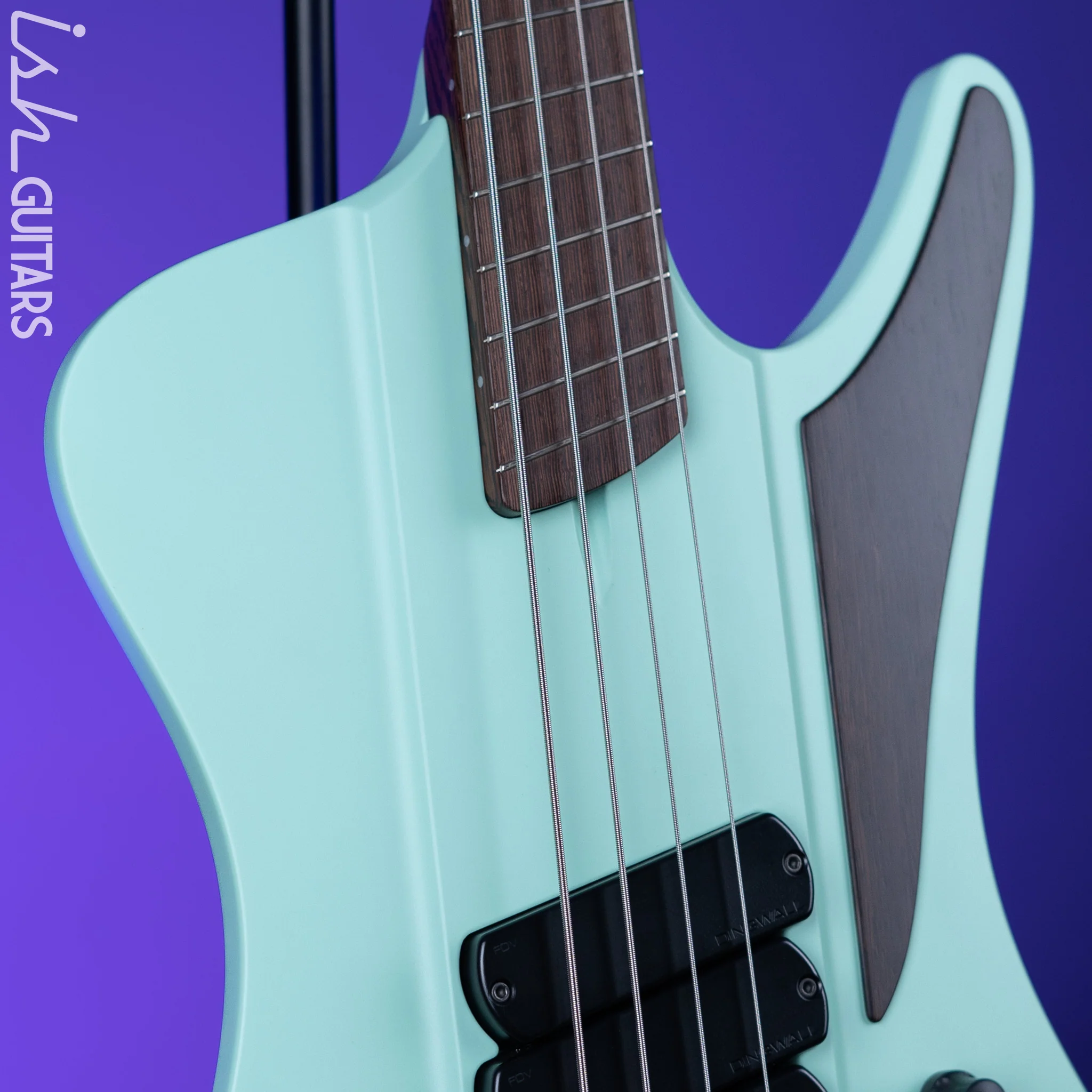 Dingwall D-Roc Custom 4-String Bass Wenge Neck Surf Green Matte - Image 3