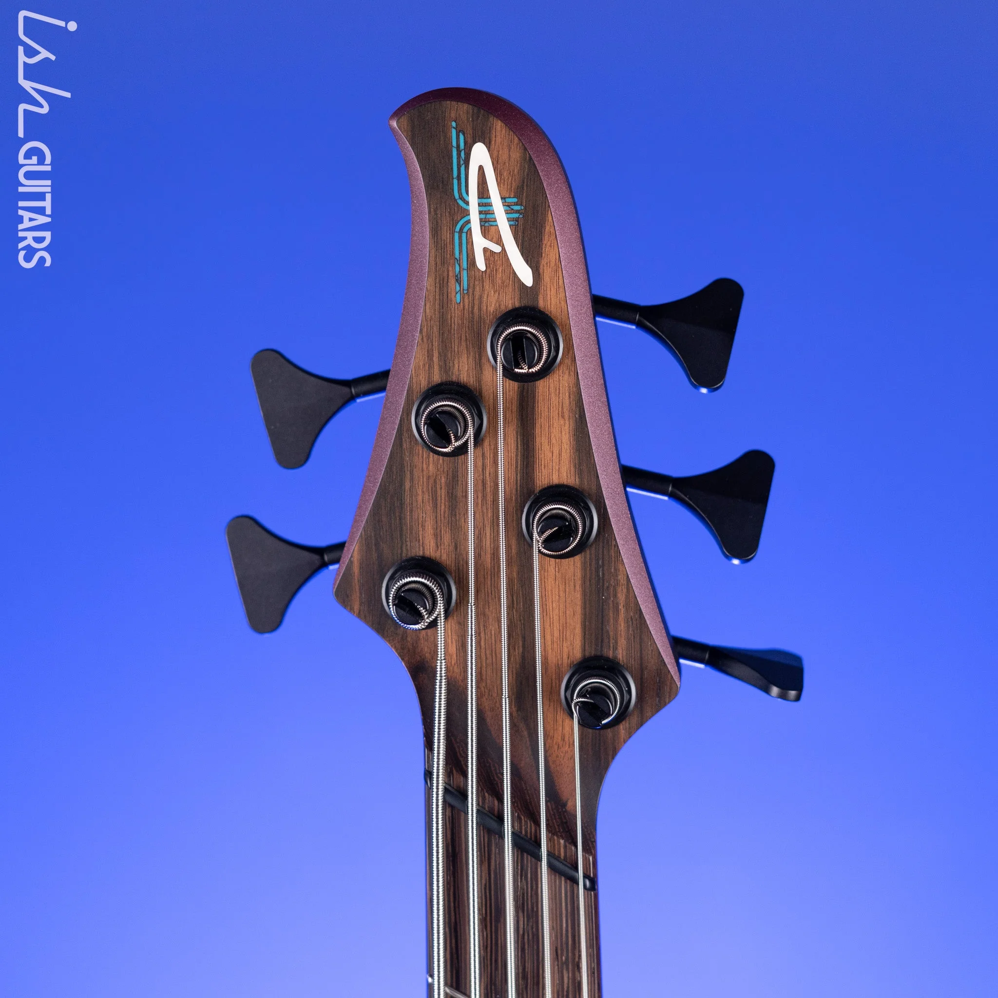 Dingwall D-Roc Custom 5-String Bass Guitar Burgundy Mist Metallic - Image 6
