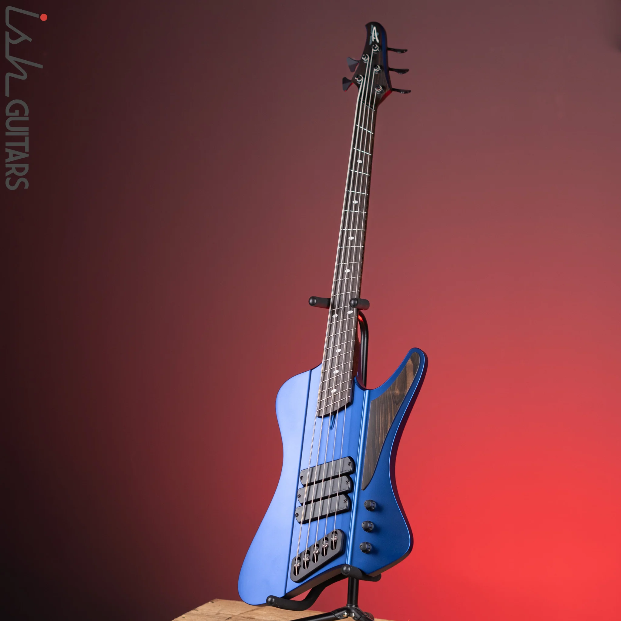 Dingwall D-Roc Custom 5-String Matte Metallic Blueberry - Image 2