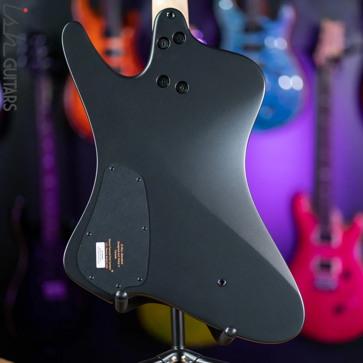 Dingwall D-ROC Standard 4-String Bass Matte Metallic Black - Image 8