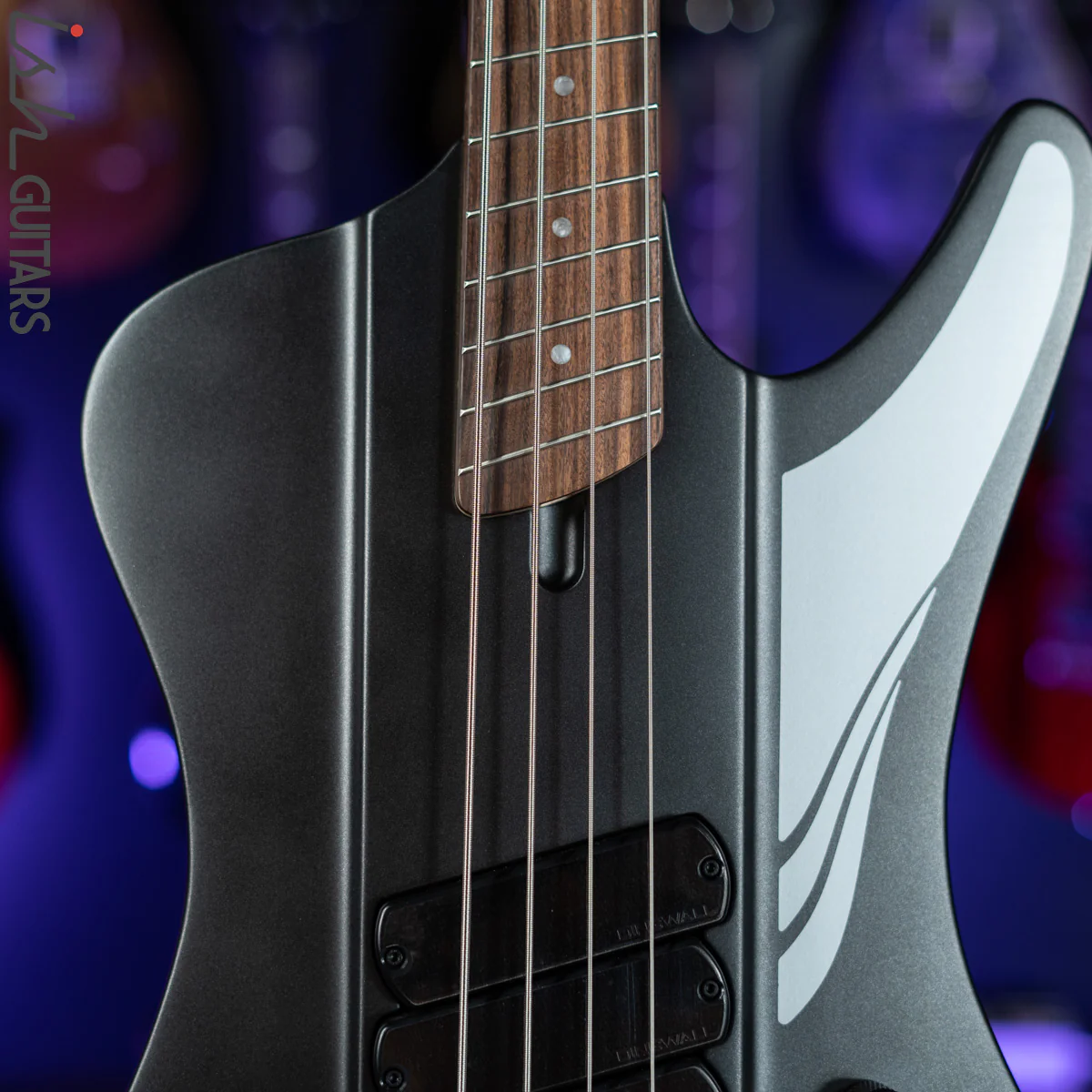 Dingwall D-Roc Standard 4-String Bass Matte Metallic Black - Image 3