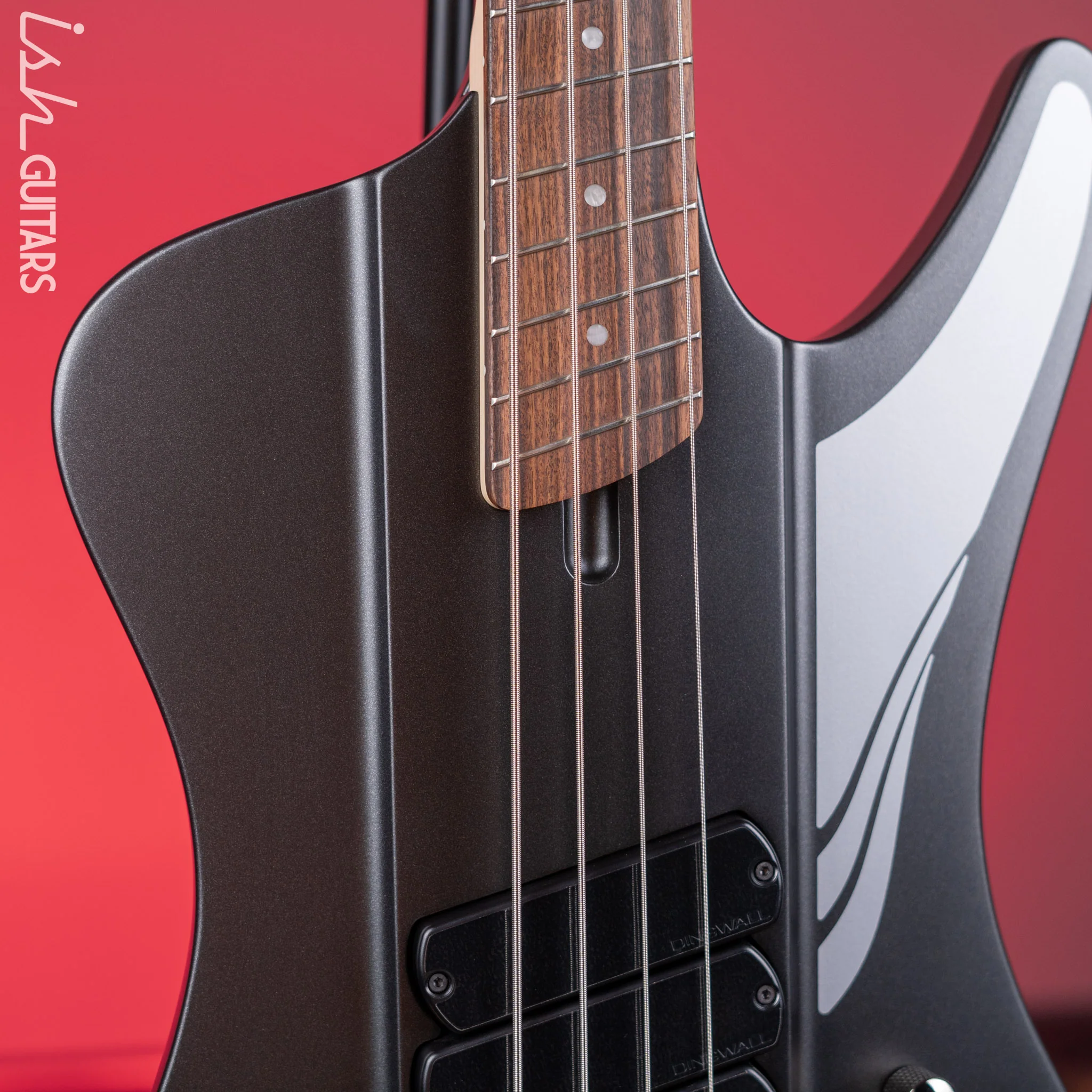 Dingwall D-Roc Standard 4-String Bass Matte Metallic Black - Image 3