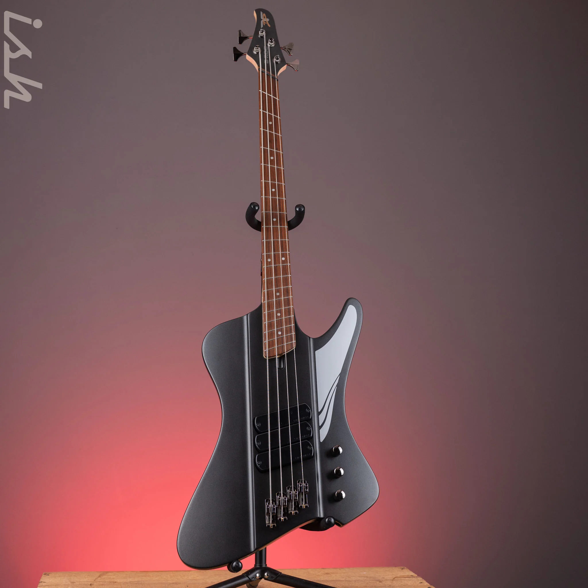 Dingwall D-Roc Standard 4-String Bass Matte Metallic Black - Image 2