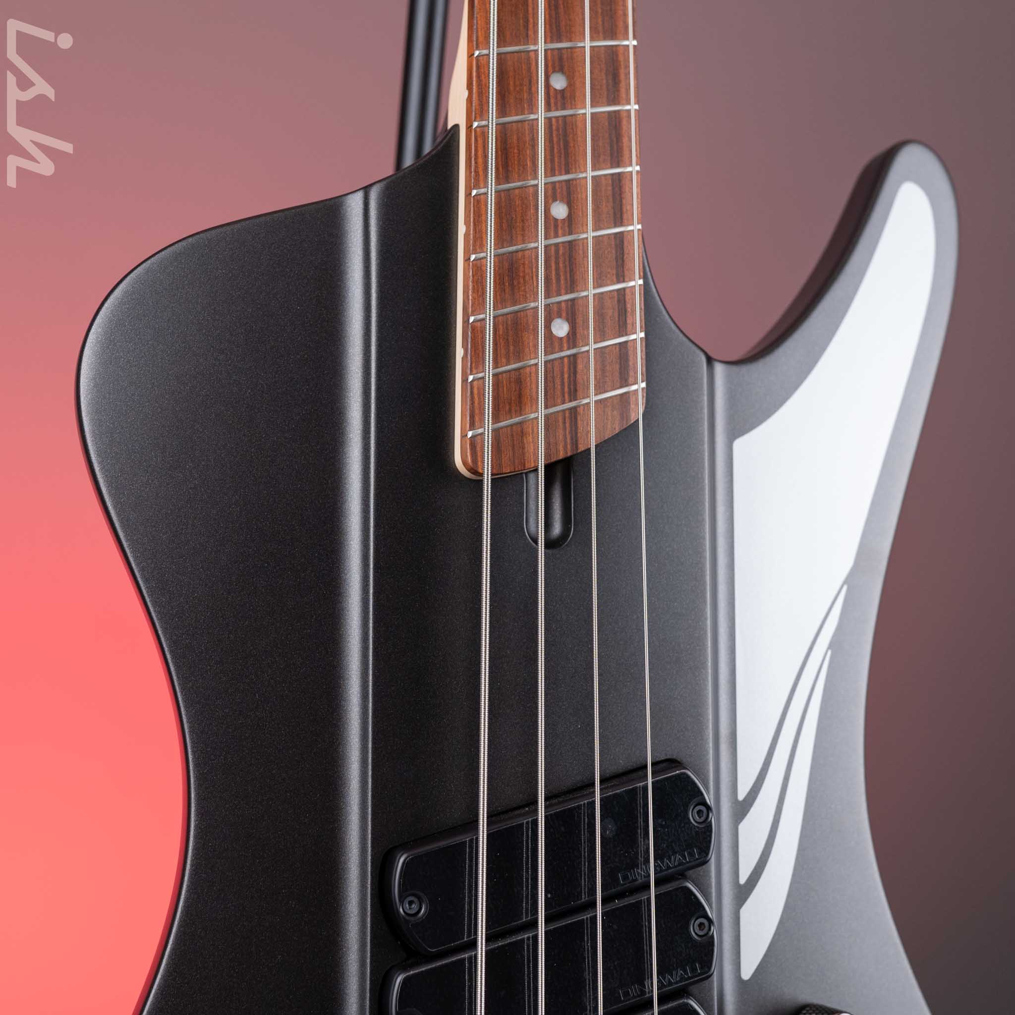 Dingwall D-Roc Standard 4-String Bass Matte Metallic Black - Image 3
