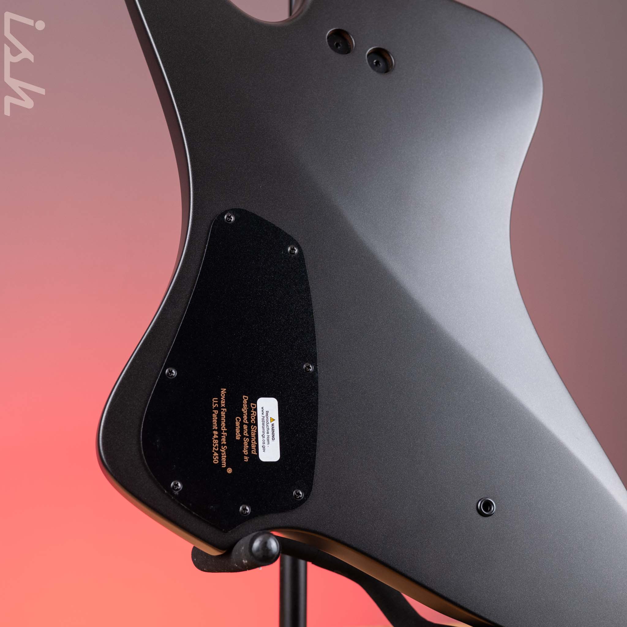 Dingwall D-Roc Standard 4-String Bass Matte Metallic Black - Image 9