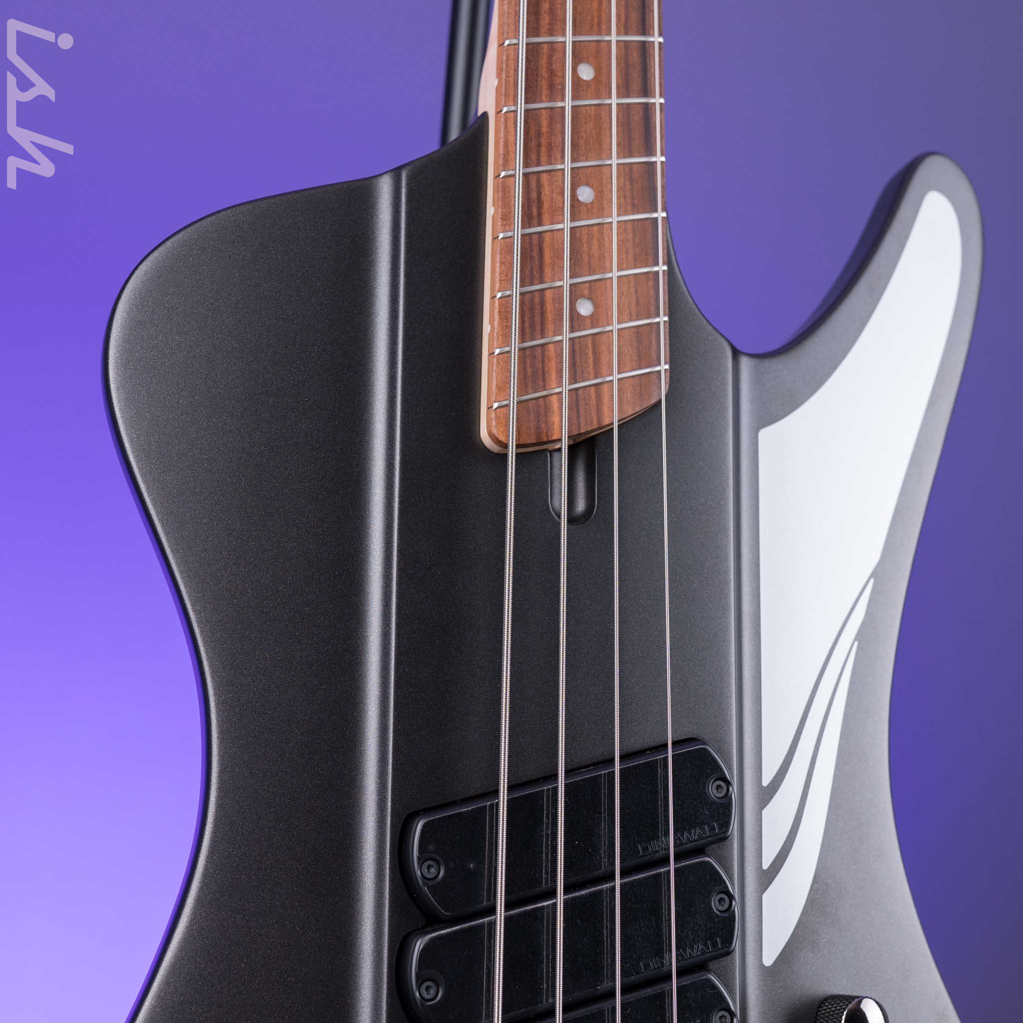 Dingwall D-Roc Standard 4-String Bass Matte Metallic Black - Image 3