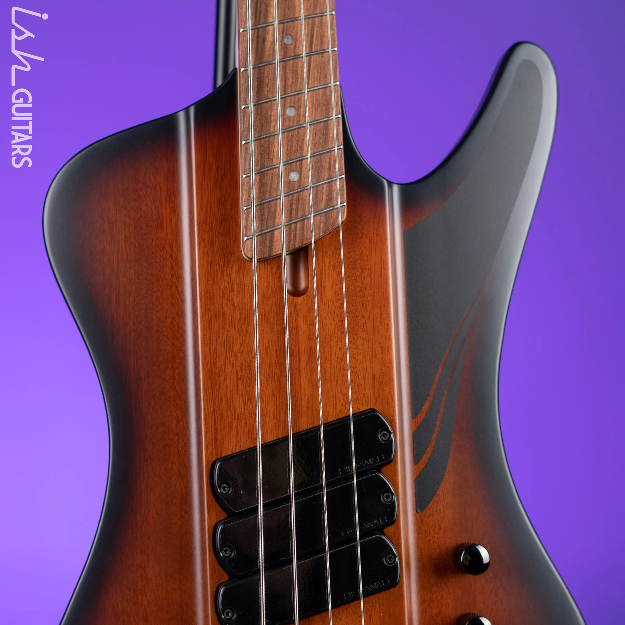 Dingwall D-Roc Standard 4-String Bass Matte Vintageburst Demo - Image 3
