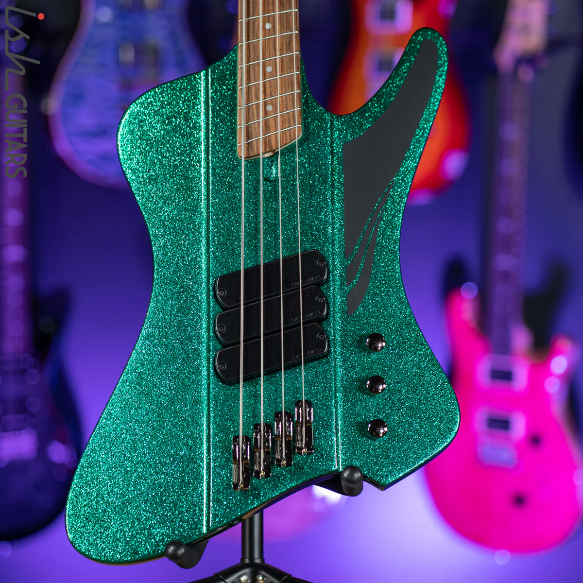 Dingwall D-Roc Standard 4-String Gloss Metalflake Aquamarine